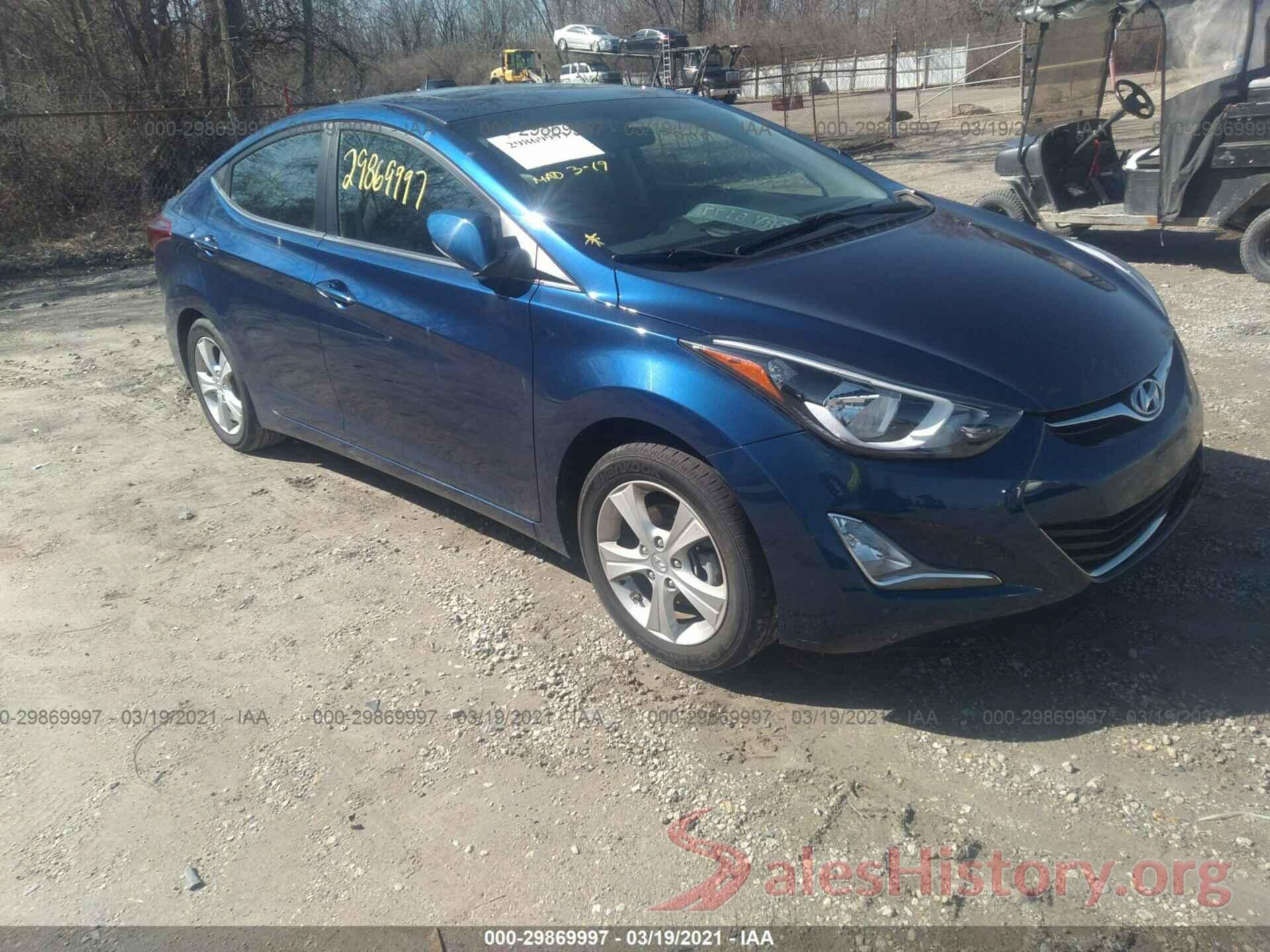 5NPDH4AE1GH766523 2016 HYUNDAI ELANTRA