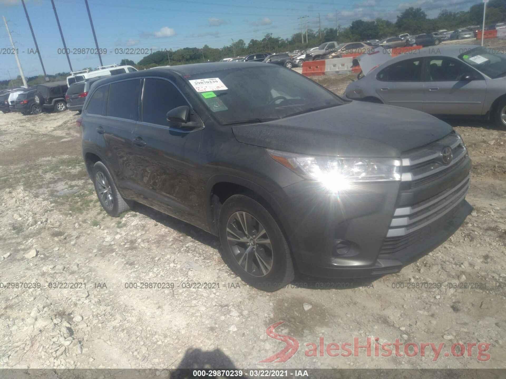 5TDZARFH2HS024444 2017 TOYOTA HIGHLANDER