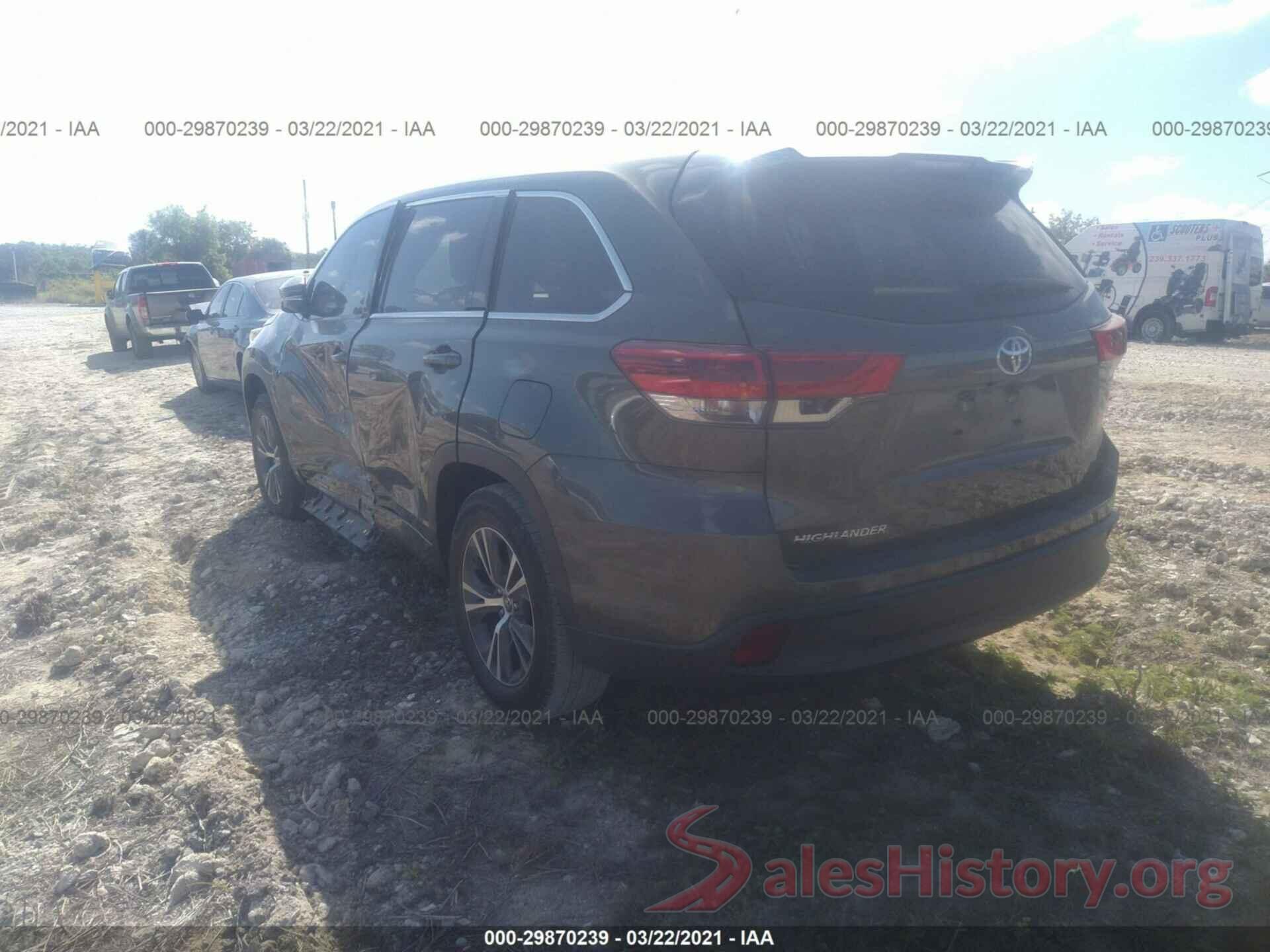 5TDZARFH2HS024444 2017 TOYOTA HIGHLANDER