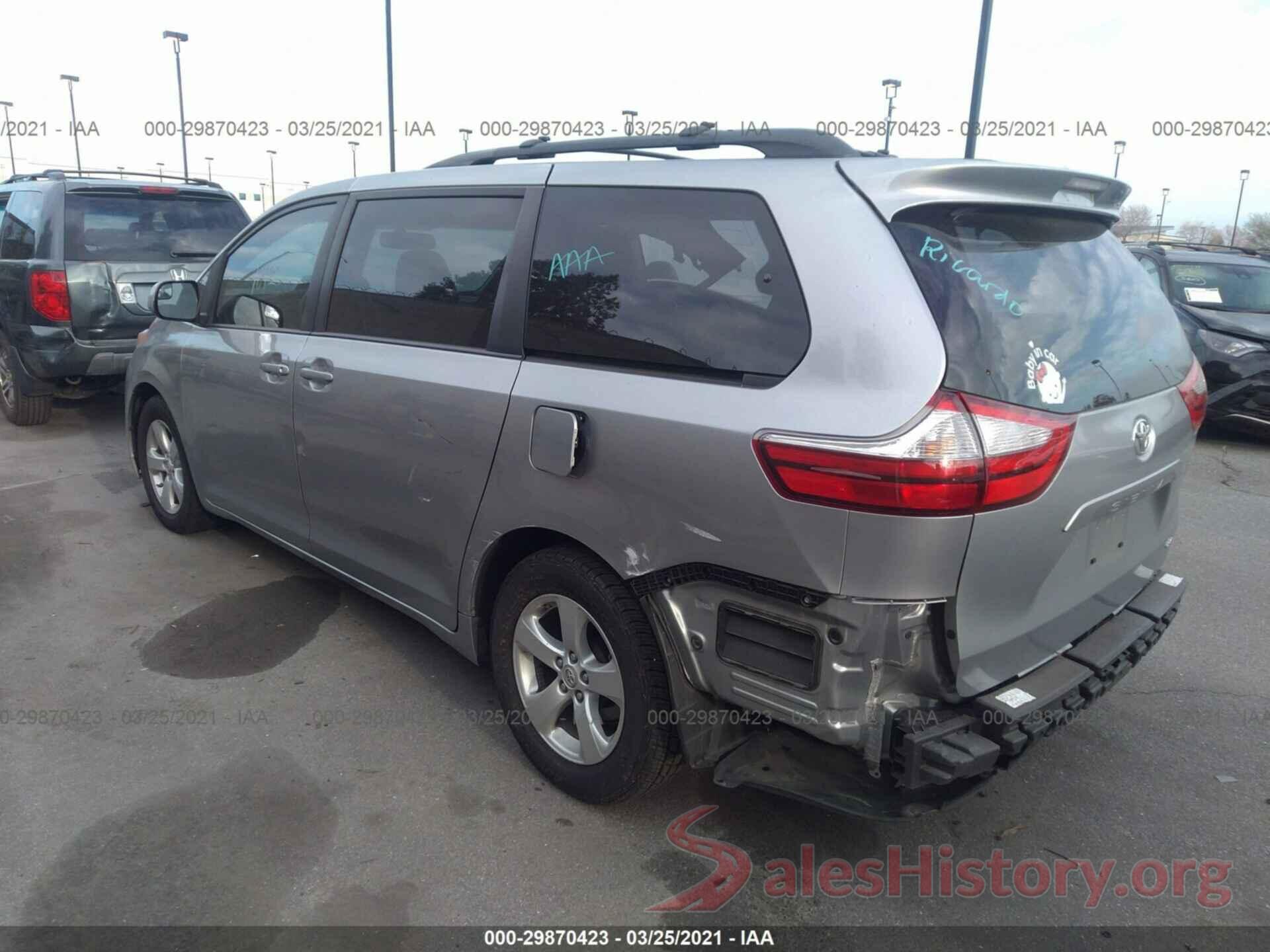 5TDKK3DC5GS720037 2016 TOYOTA SIENNA