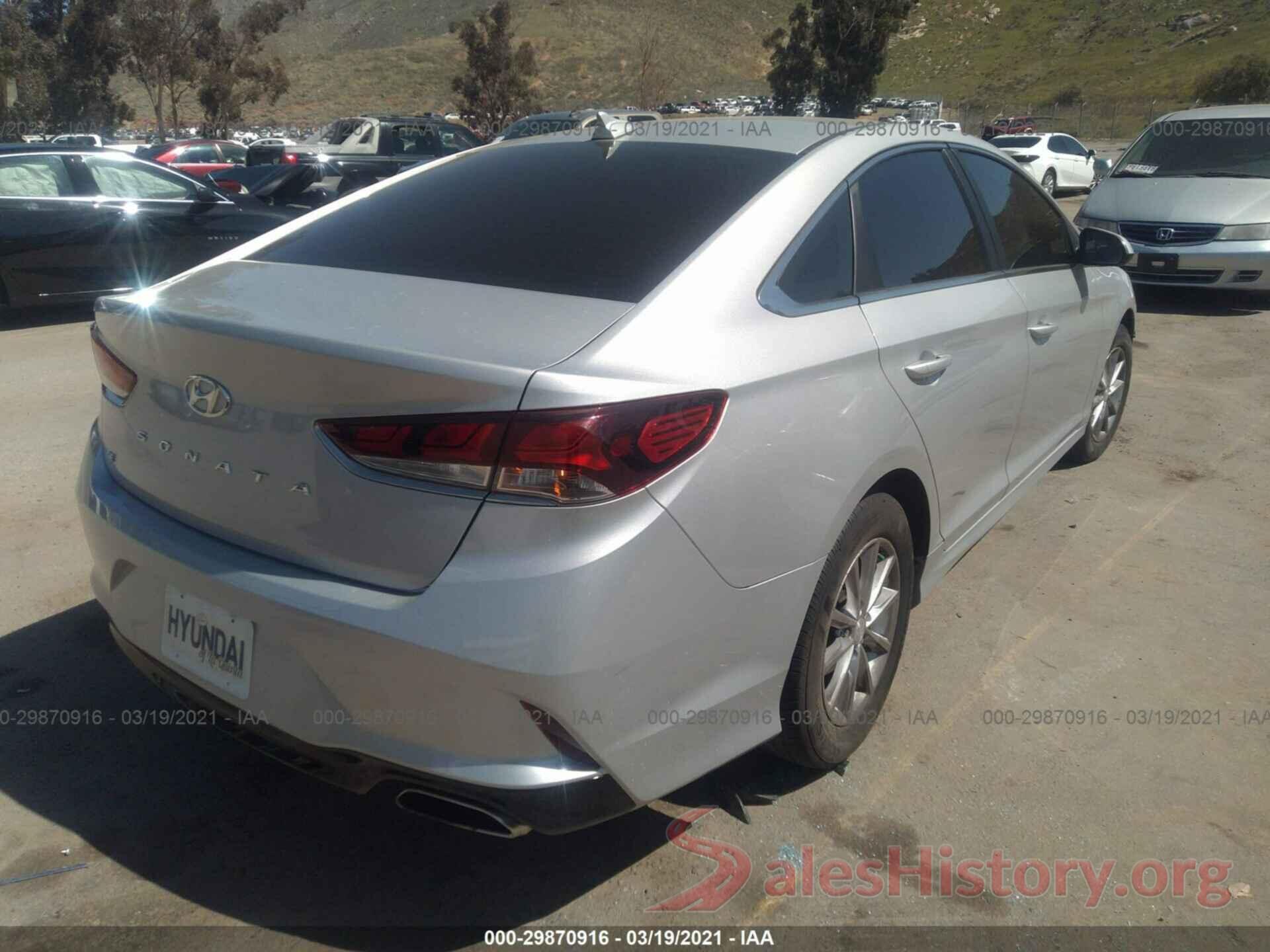 5NPE24AF1KH763886 2019 HYUNDAI SONATA