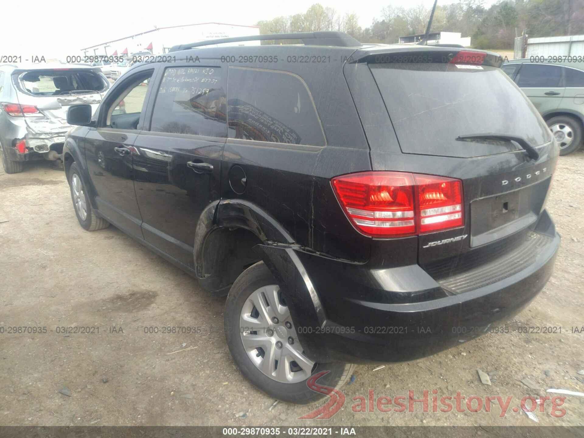 3C4PDCABXKT751259 2019 DODGE JOURNEY