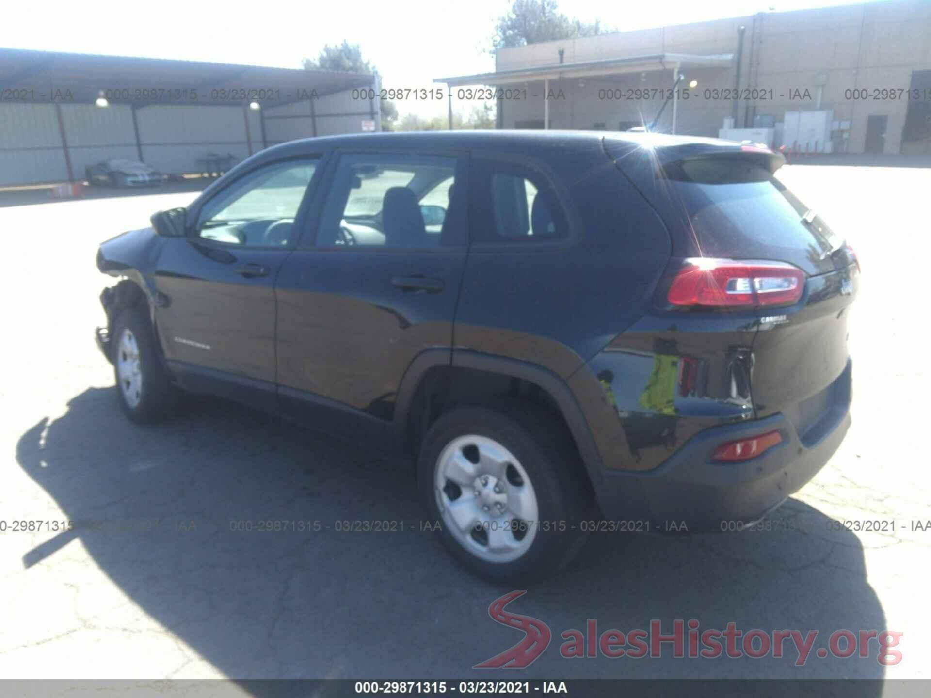 1C4PJLAB3GW171765 2016 JEEP CHEROKEE