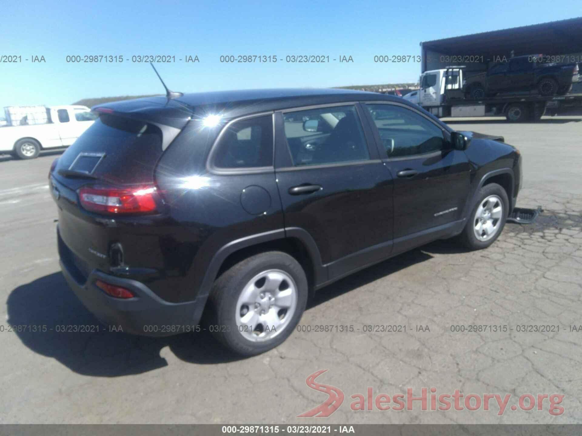 1C4PJLAB3GW171765 2016 JEEP CHEROKEE