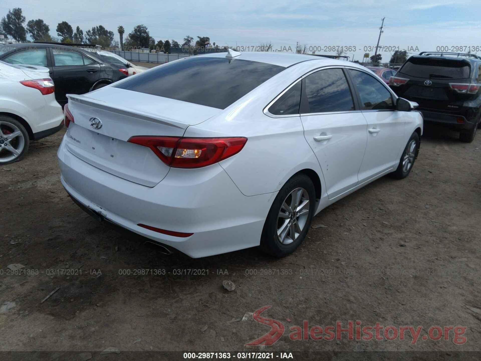 5NPE24AF2HH541107 2017 HYUNDAI SONATA