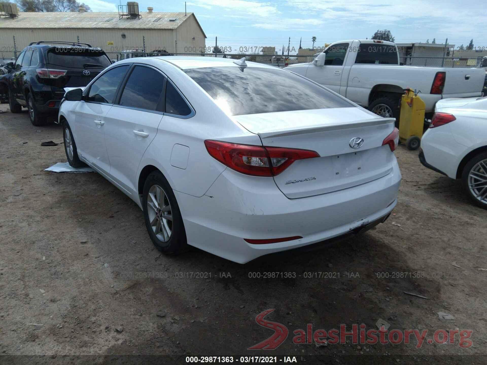 5NPE24AF2HH541107 2017 HYUNDAI SONATA