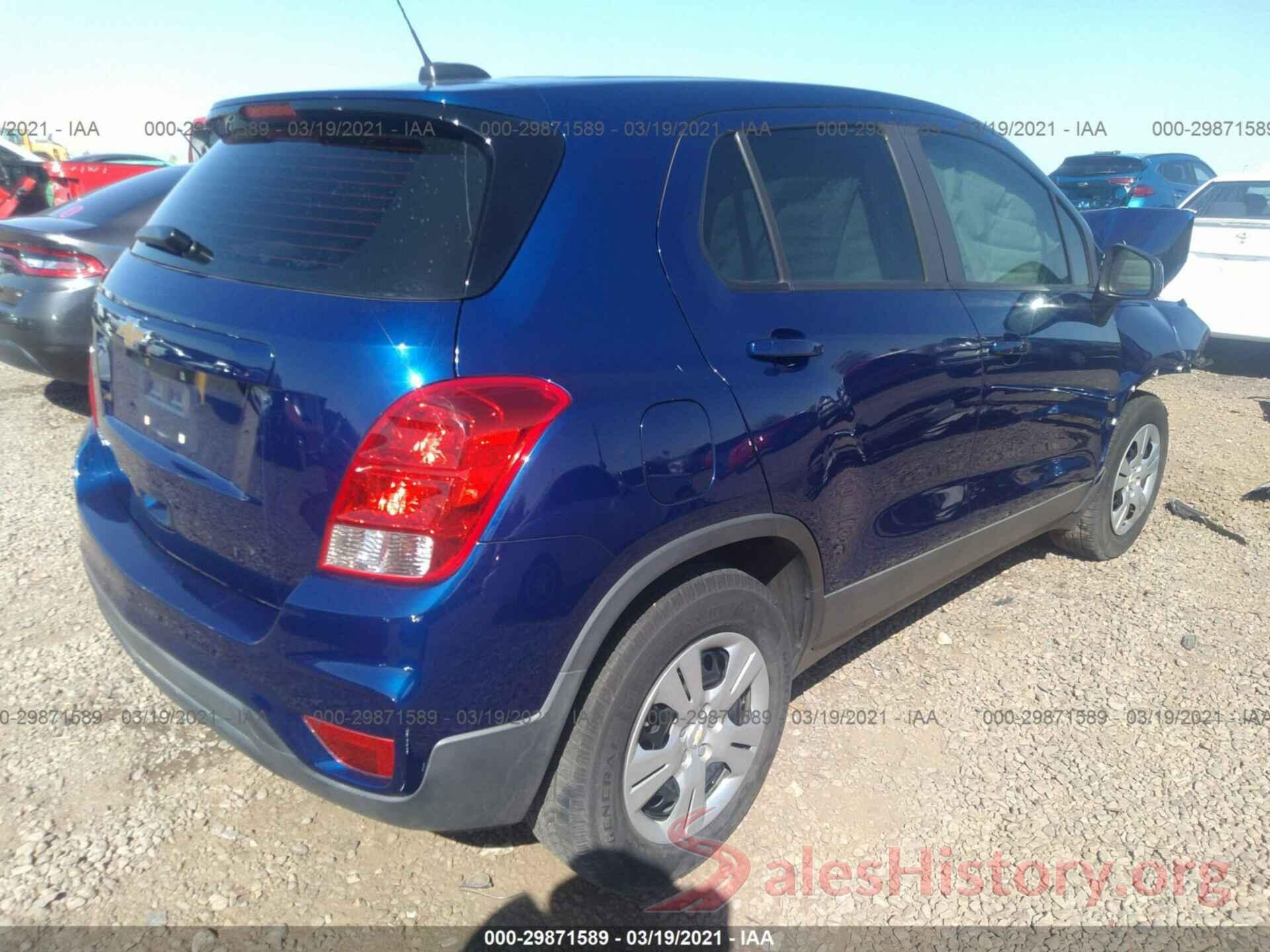 3GNCJKSB7HL149256 2017 CHEVROLET TRAX