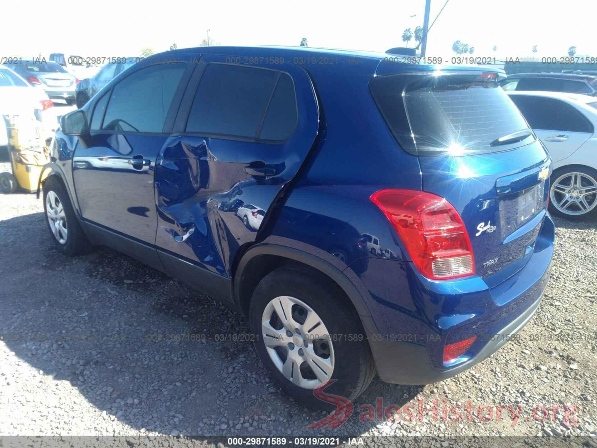 3GNCJKSB7HL149256 2017 CHEVROLET TRAX