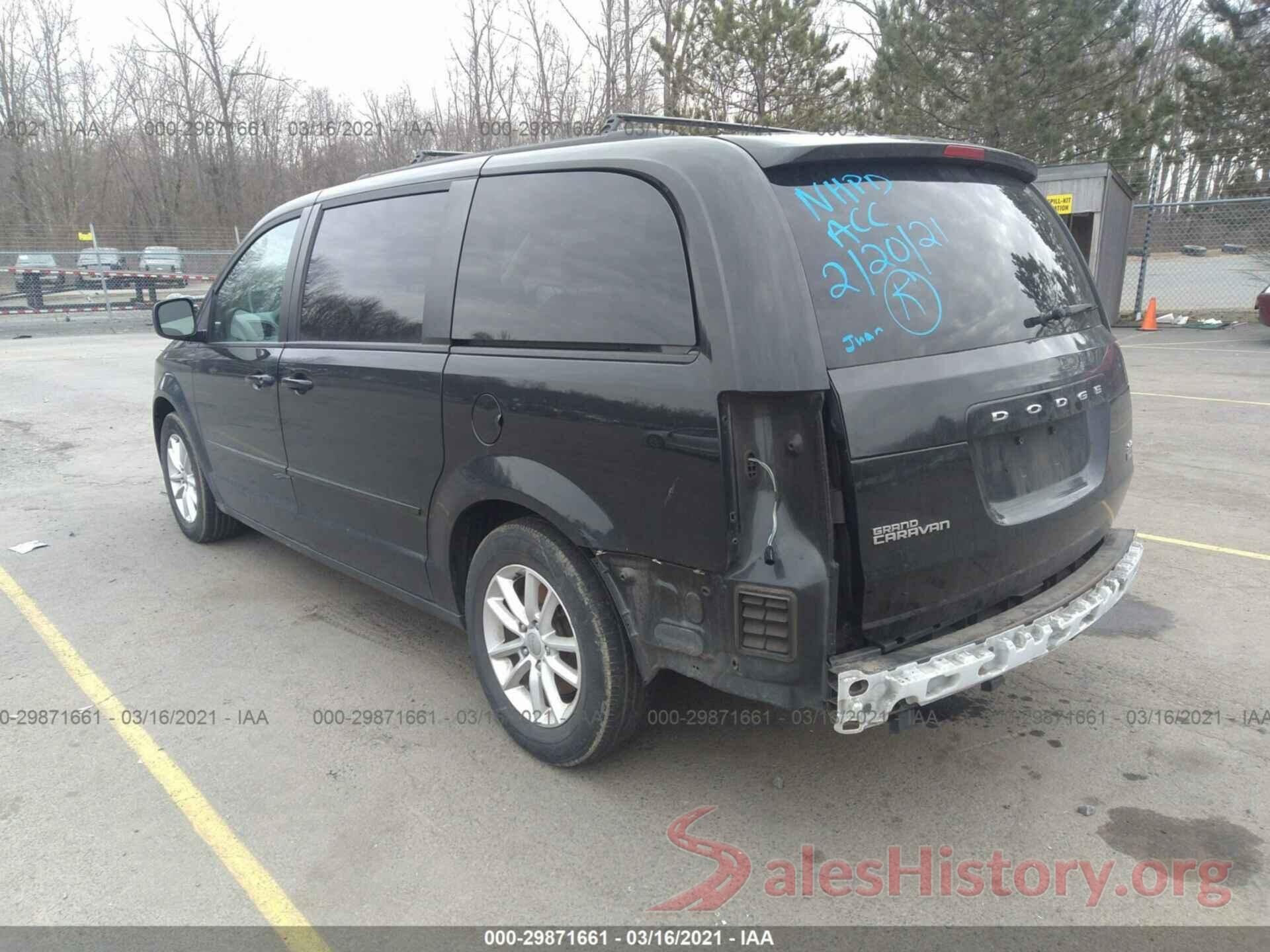 2C4RDGCG2GR180675 2016 DODGE GRAND CARAVAN