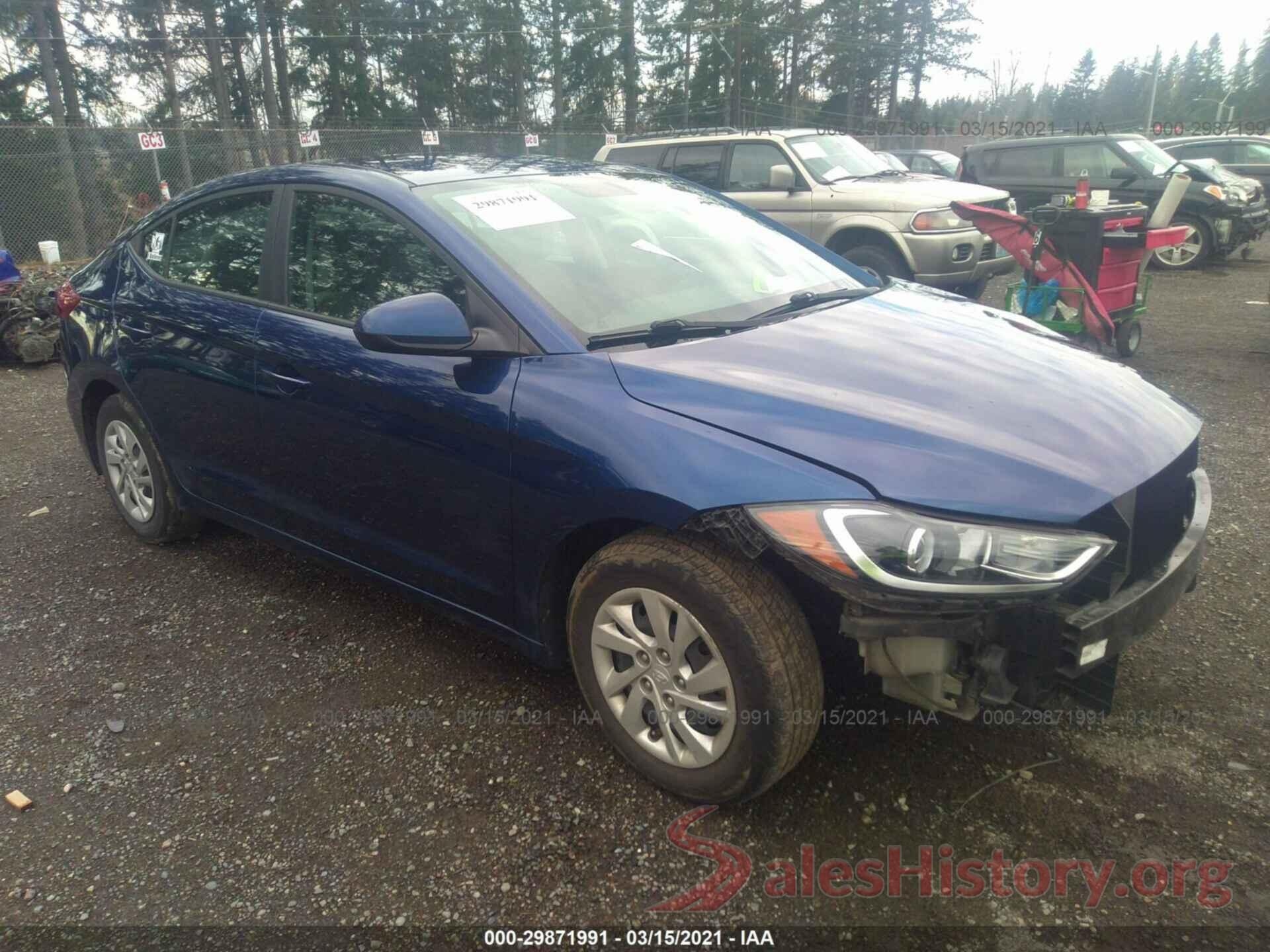 5NPD74LF7HH194531 2017 HYUNDAI ELANTRA