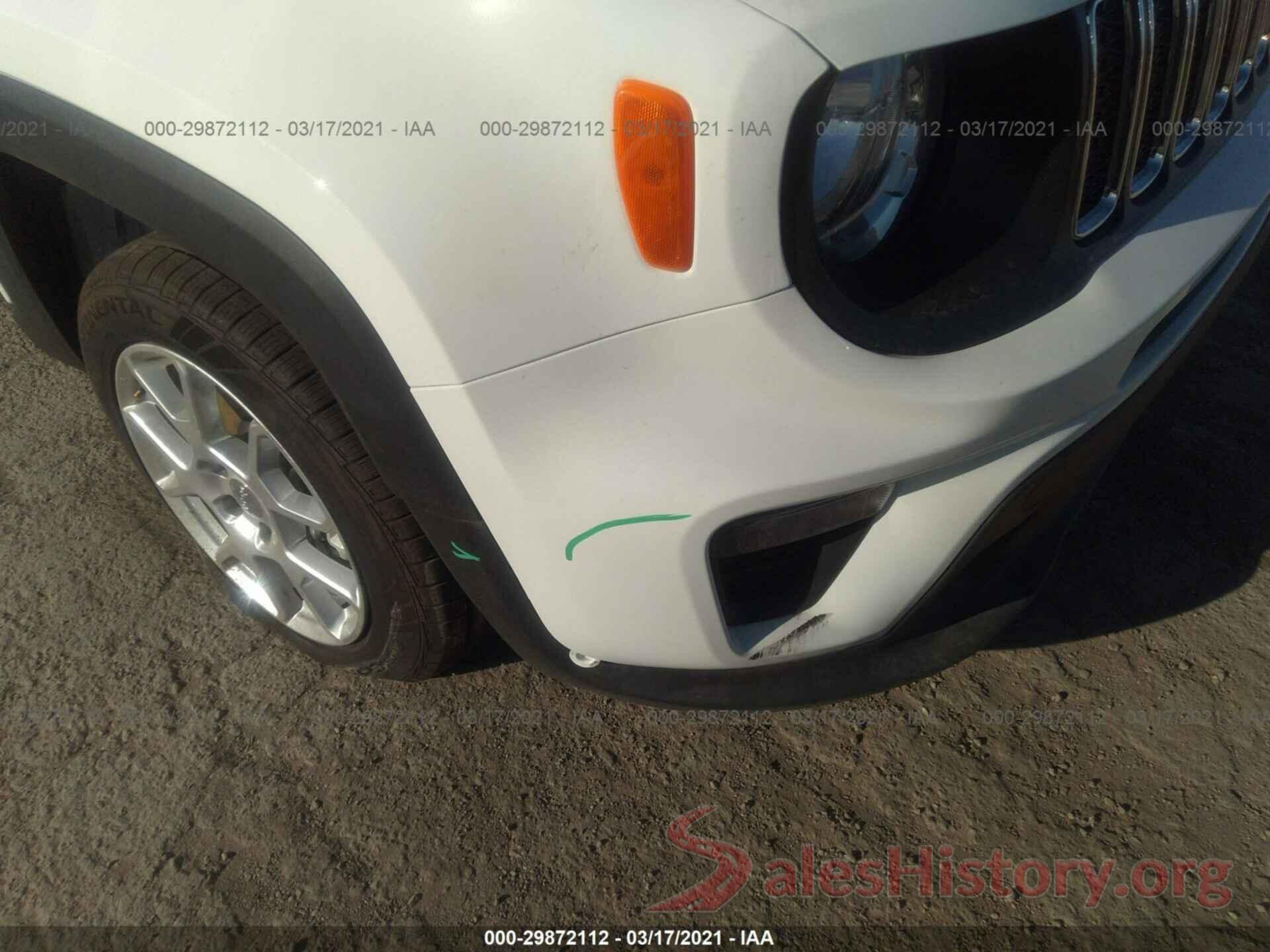 ZACNJCAB0MPM16521 2021 JEEP RENEGADE