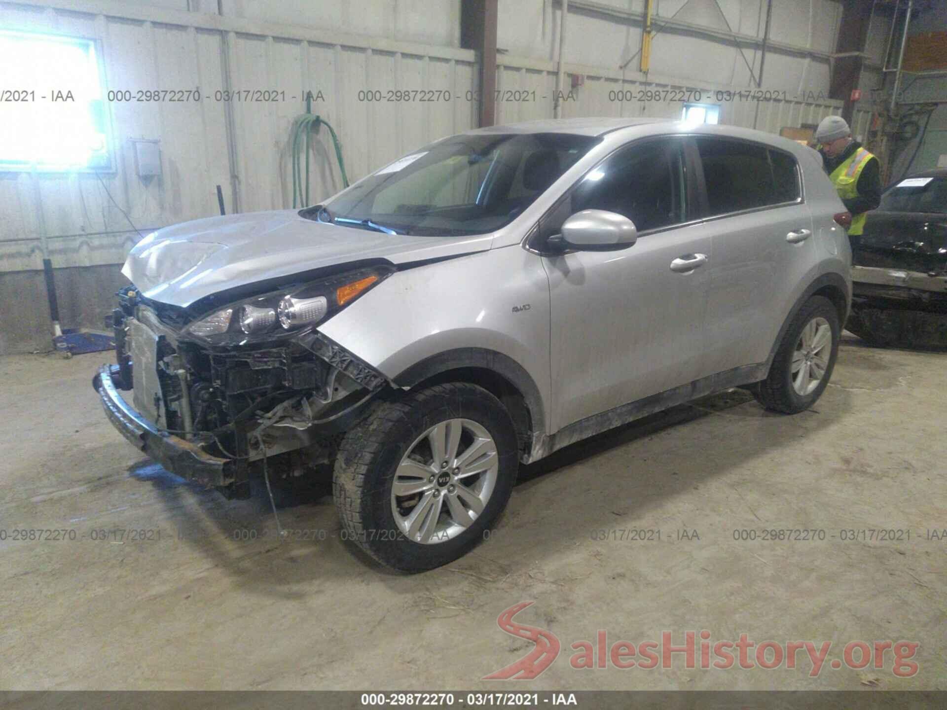 KNDPMCACXH7255545 2017 KIA SPORTAGE