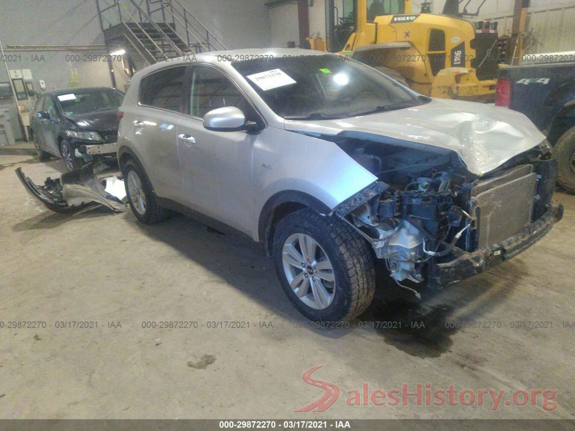 KNDPMCACXH7255545 2017 KIA SPORTAGE