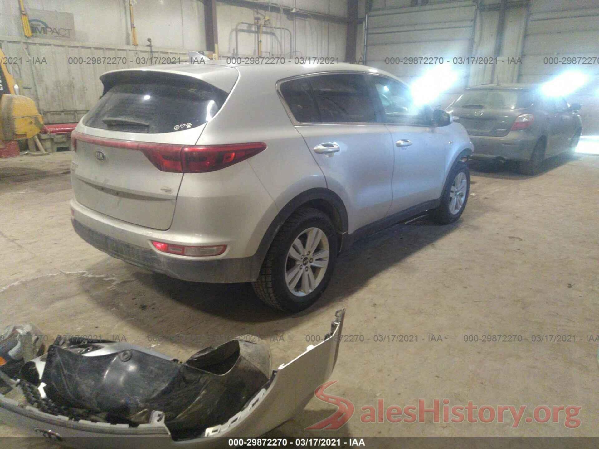 KNDPMCACXH7255545 2017 KIA SPORTAGE