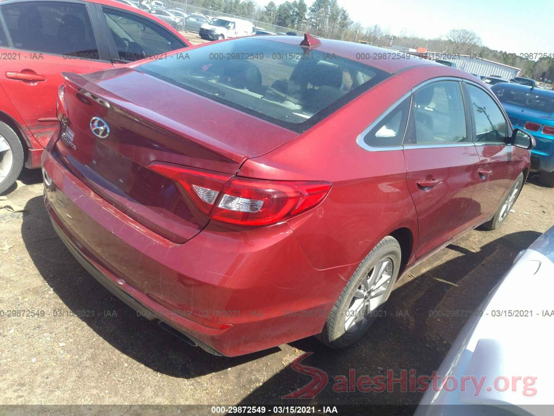 5NPE24AF6GH374975 2016 HYUNDAI SONATA