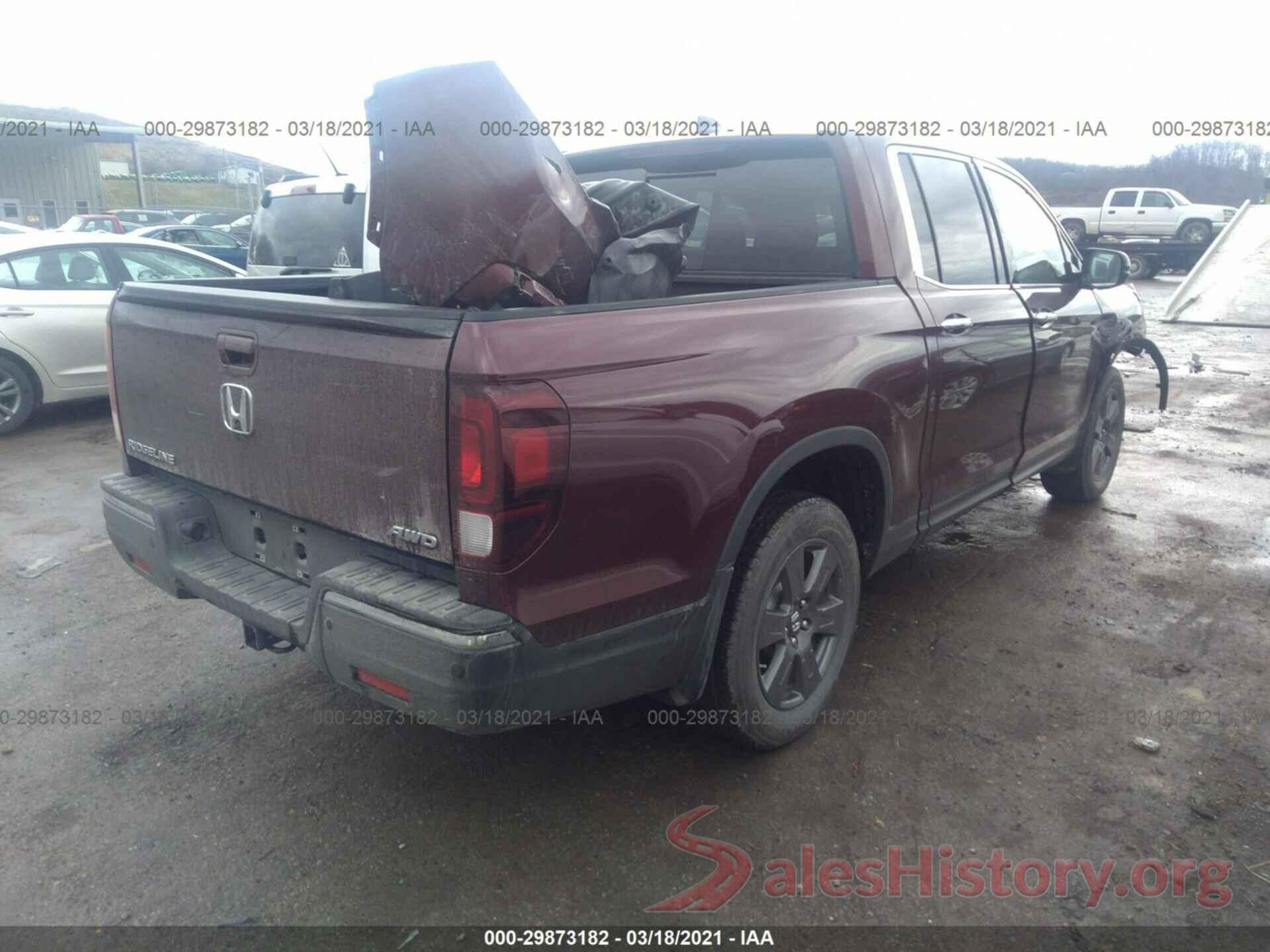 5FPYK3F72LB003515 2020 HONDA RIDGELINE