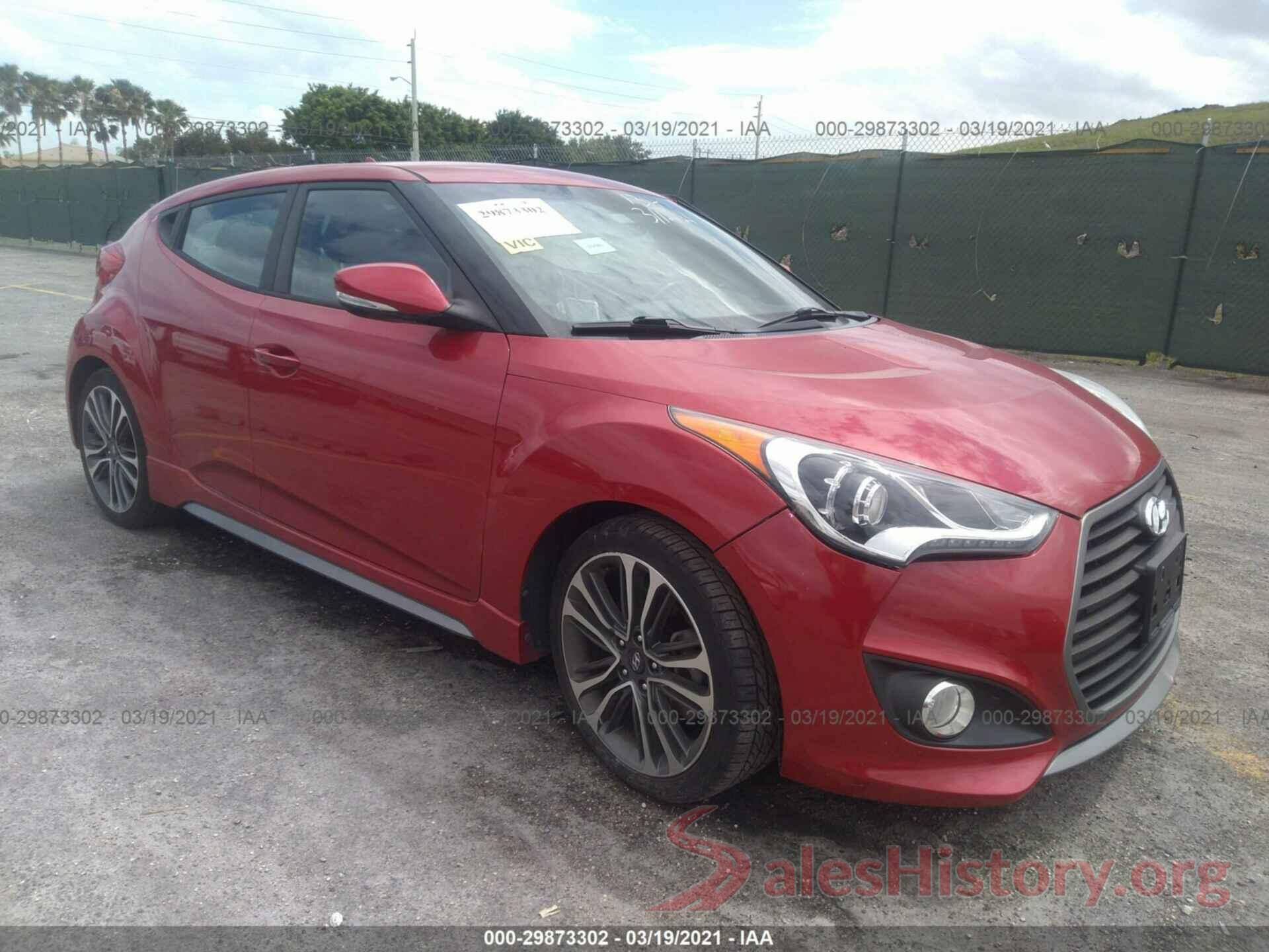 KMHTC6AE2GU261341 2016 HYUNDAI VELOSTER