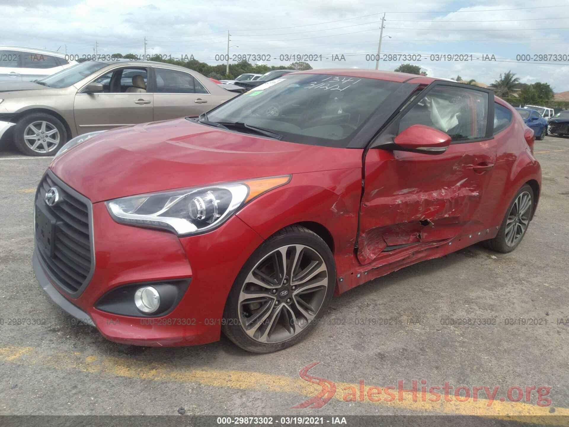 KMHTC6AE2GU261341 2016 HYUNDAI VELOSTER