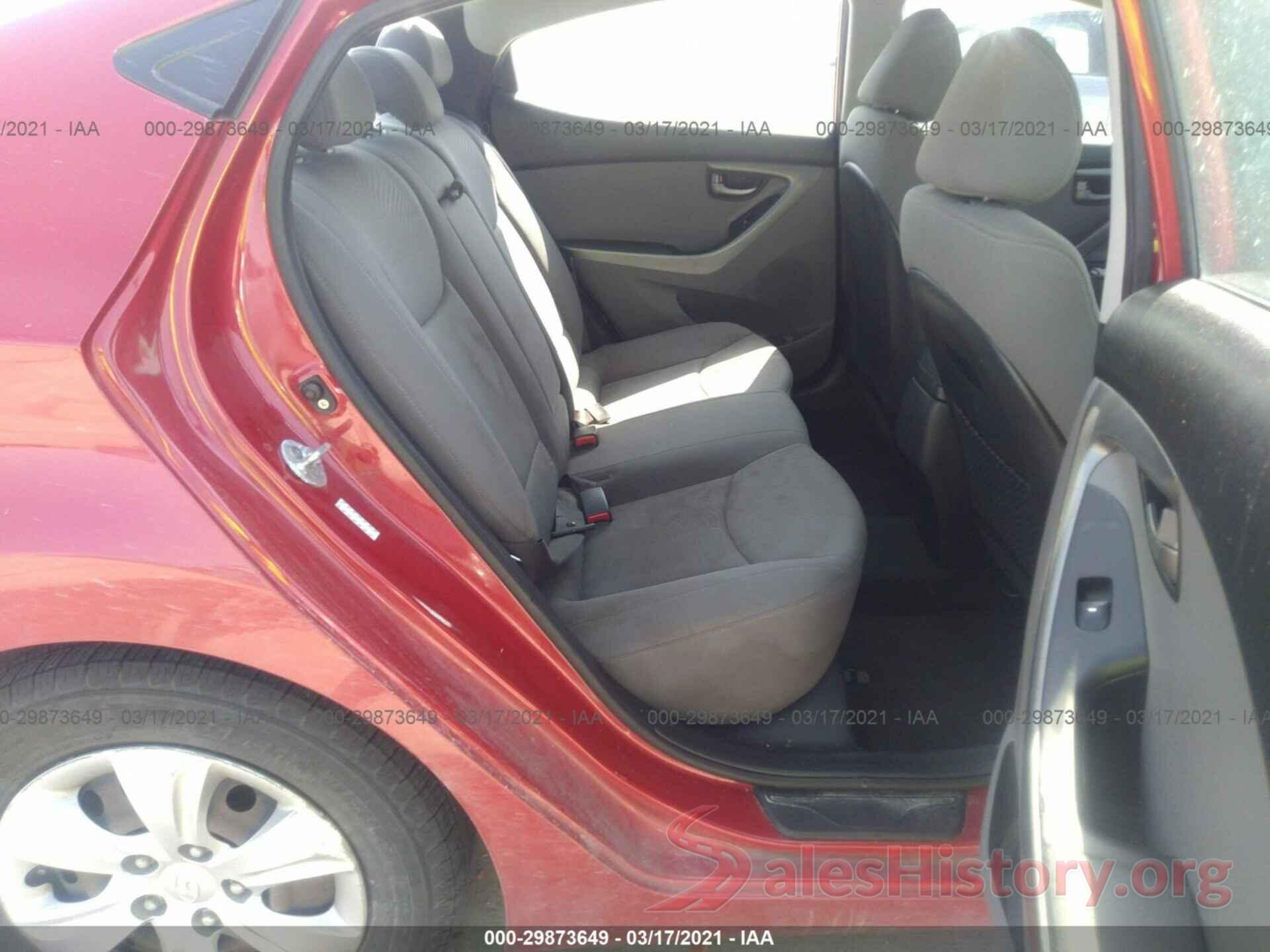 KMHDH4AE8GU511451 2016 HYUNDAI ELANTRA