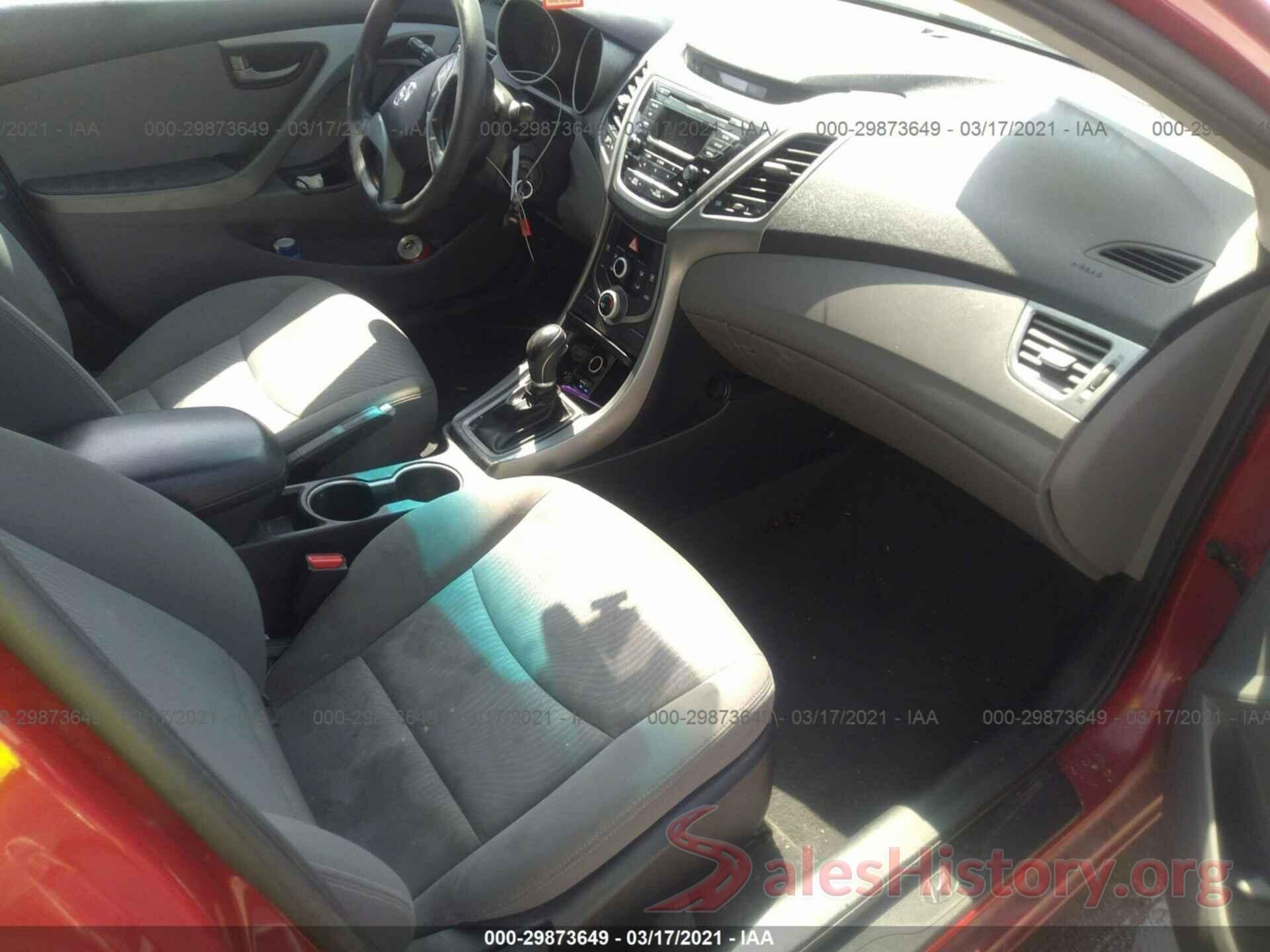 KMHDH4AE8GU511451 2016 HYUNDAI ELANTRA