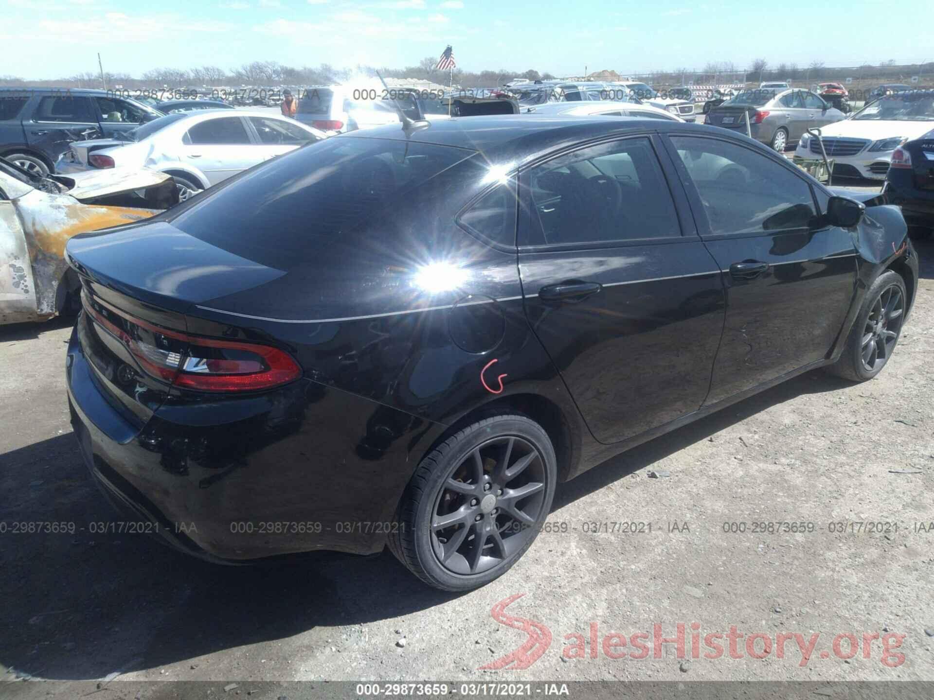 1C3CDFAA0GD591658 2016 DODGE DART