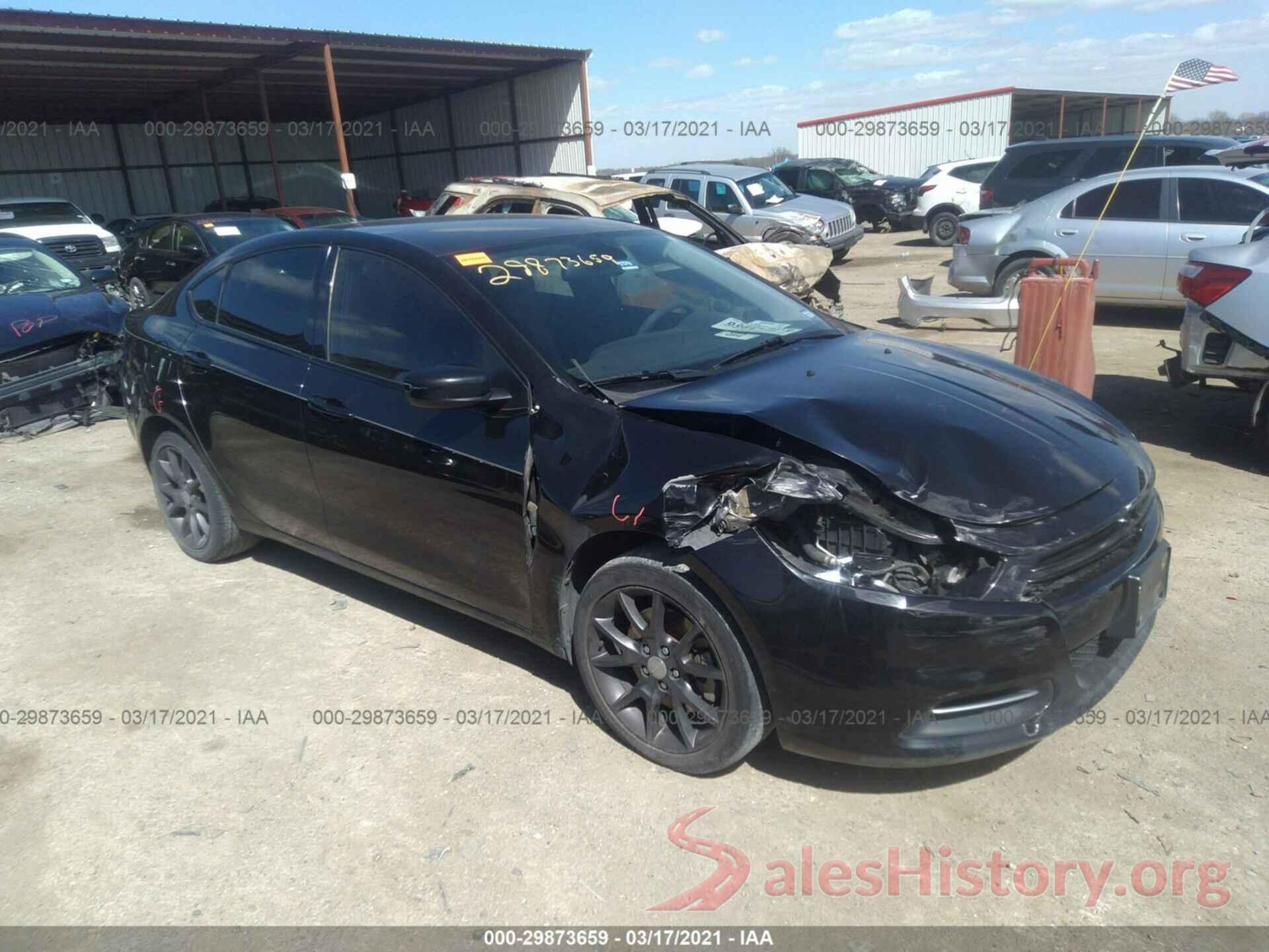 1C3CDFAA0GD591658 2016 DODGE DART