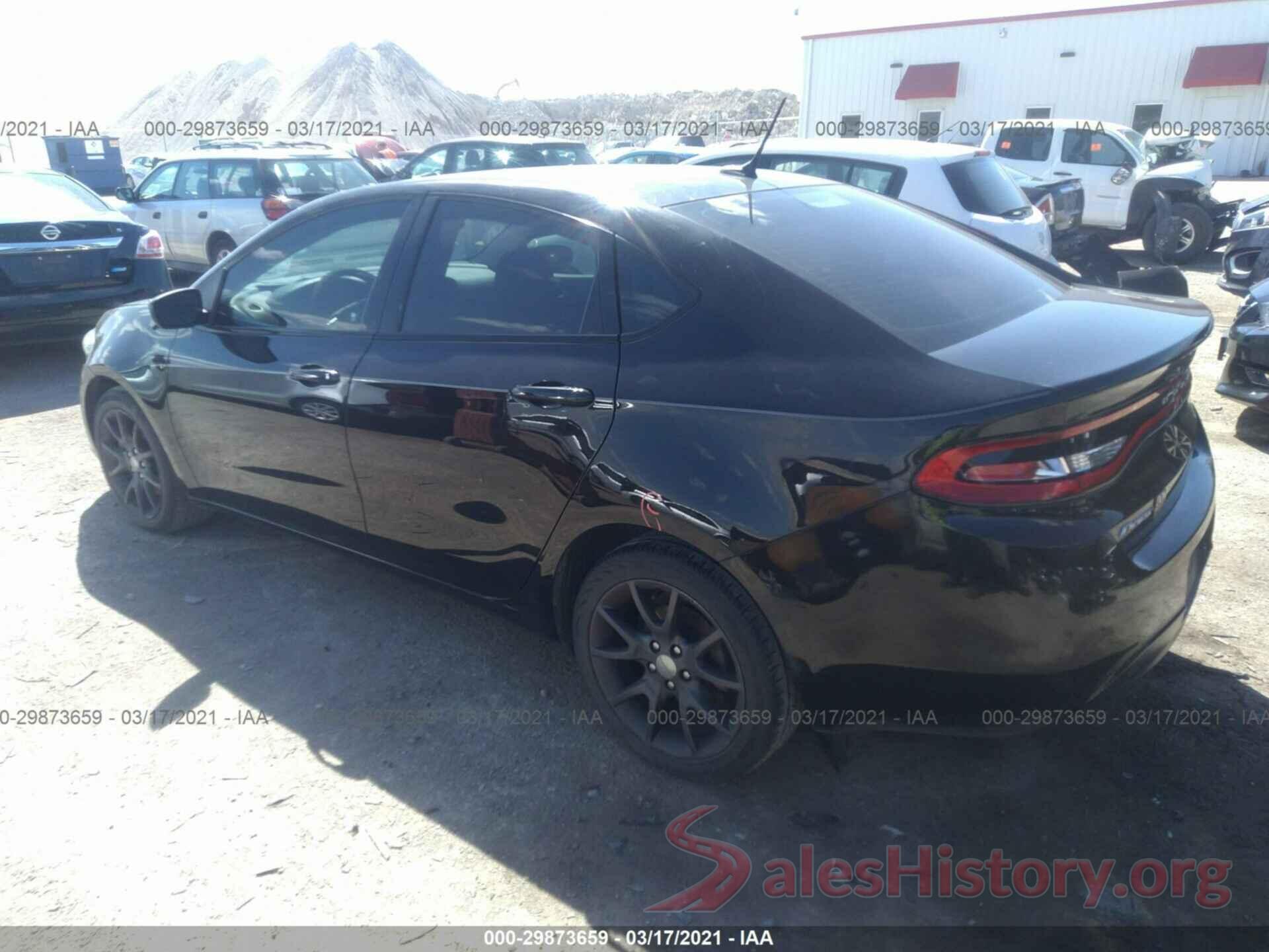 1C3CDFAA0GD591658 2016 DODGE DART