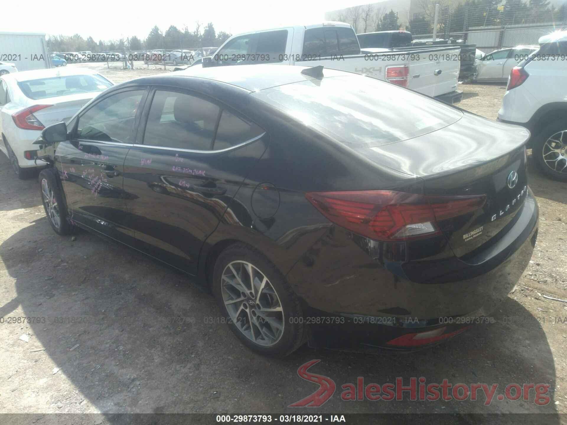 5NPD84LFXLH598493 2020 HYUNDAI ELANTRA