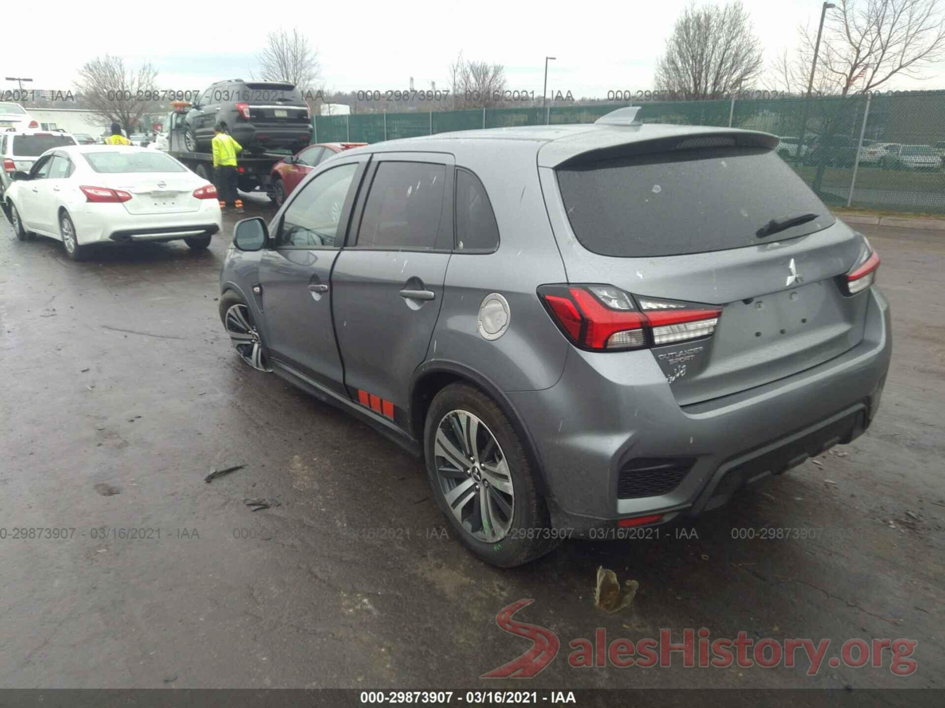 JA4APUAU2MU007629 2021 MITSUBISHI OUTLANDER SPORT