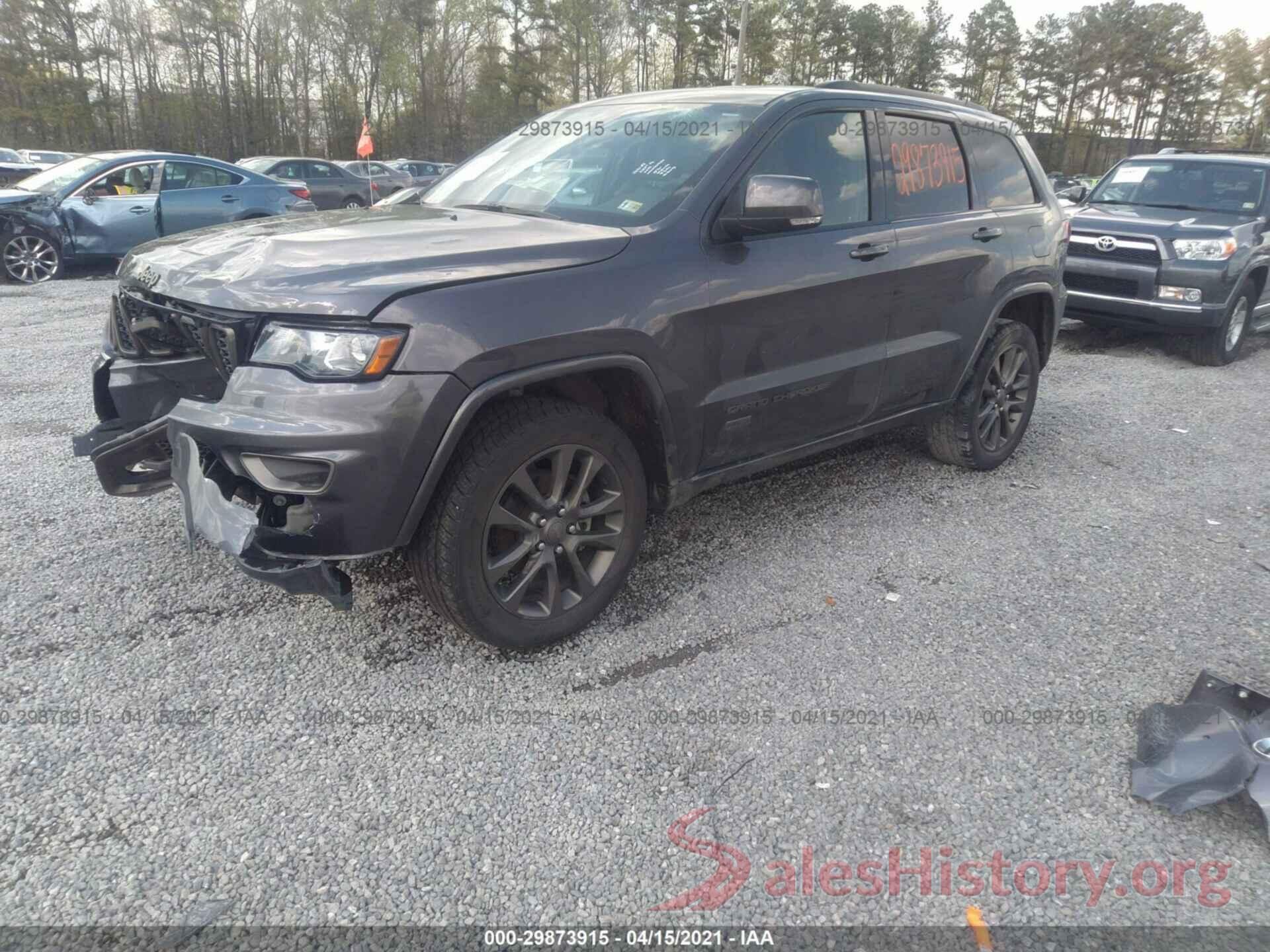 1C4RJFBGXGC480722 2016 JEEP GRAND CHEROKEE