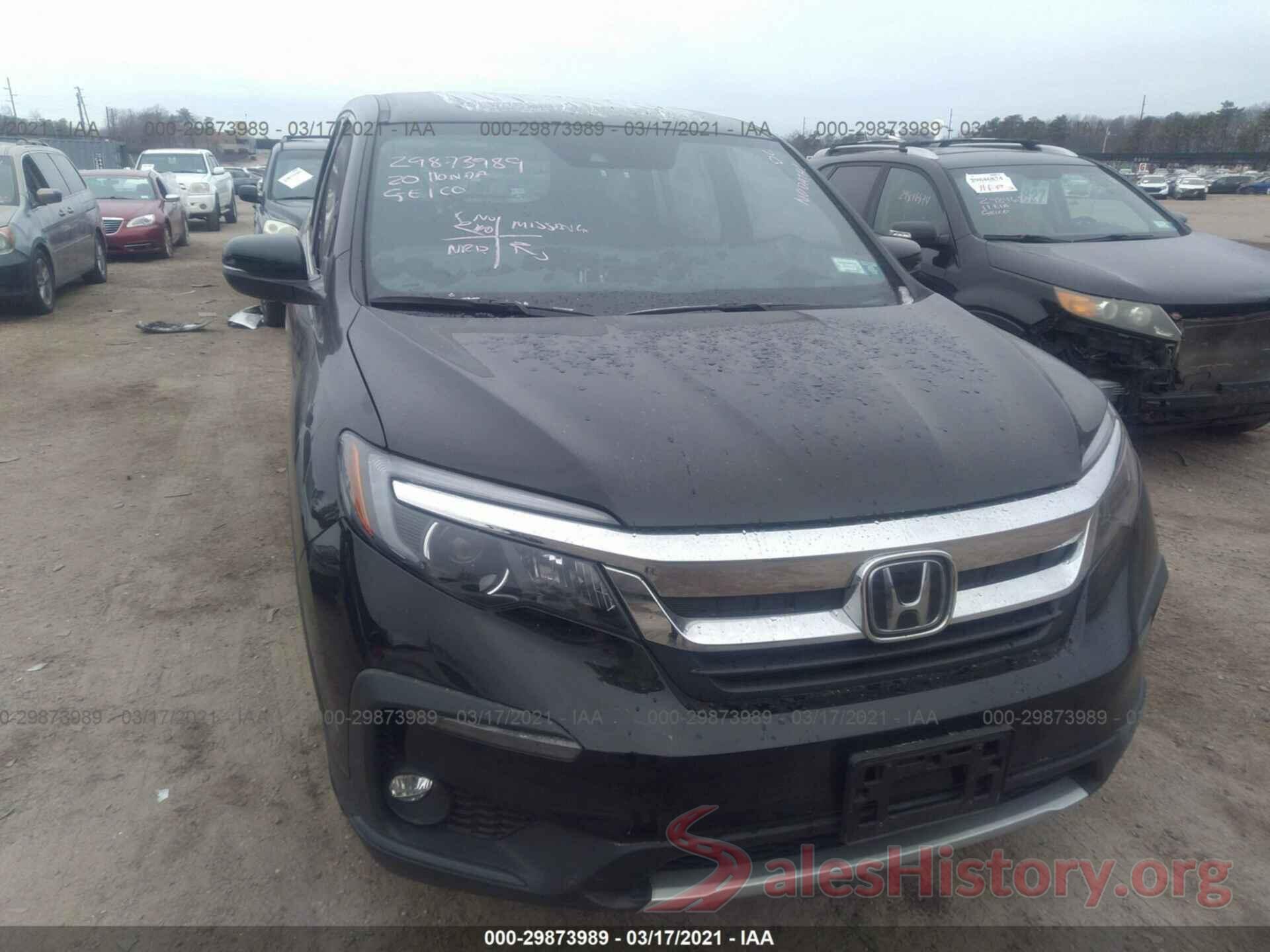 5FNYF6H5XLB011629 2020 HONDA PILOT