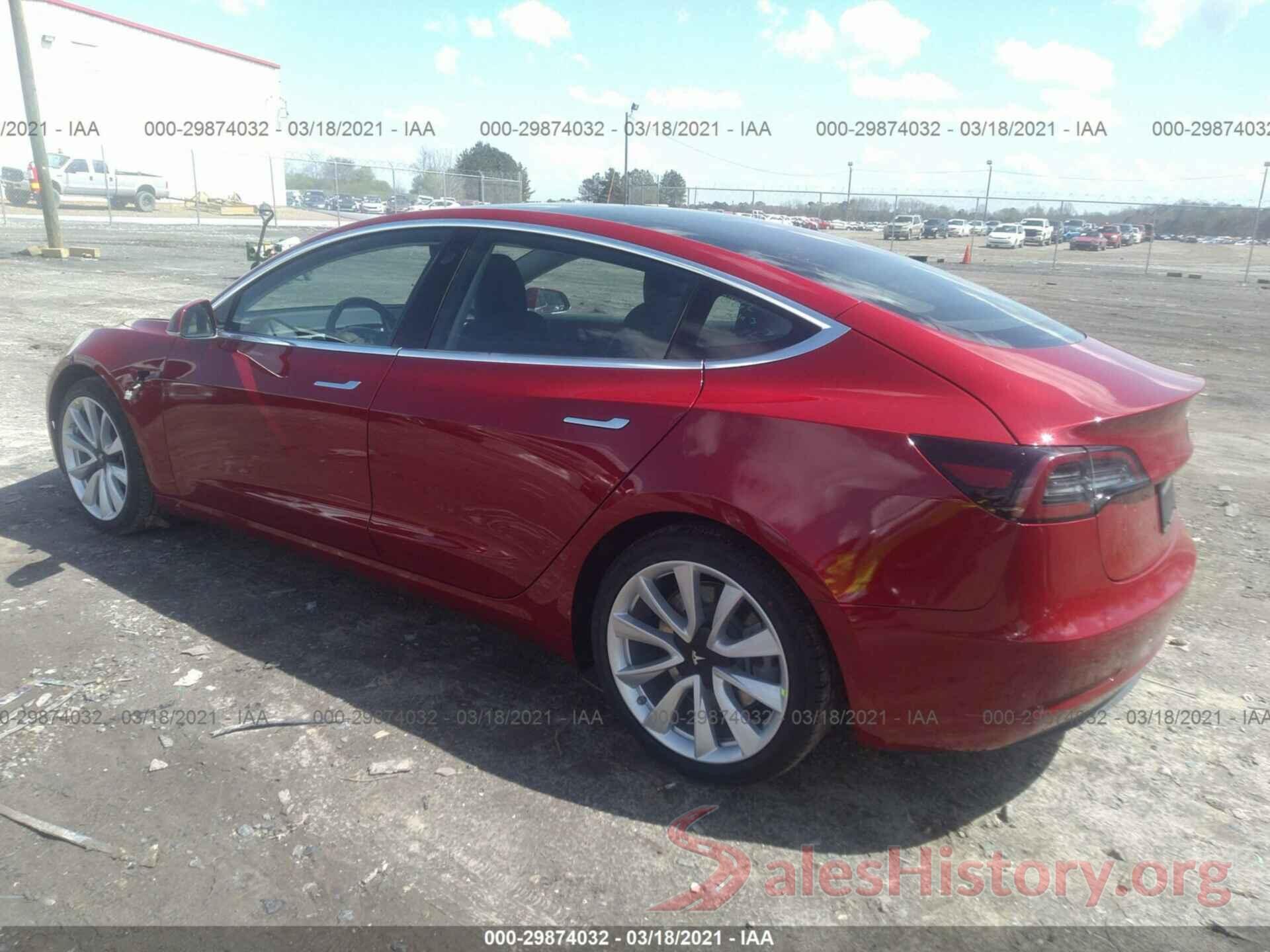 5YJ3E1EB1KF150489 2019 TESLA MODEL 3