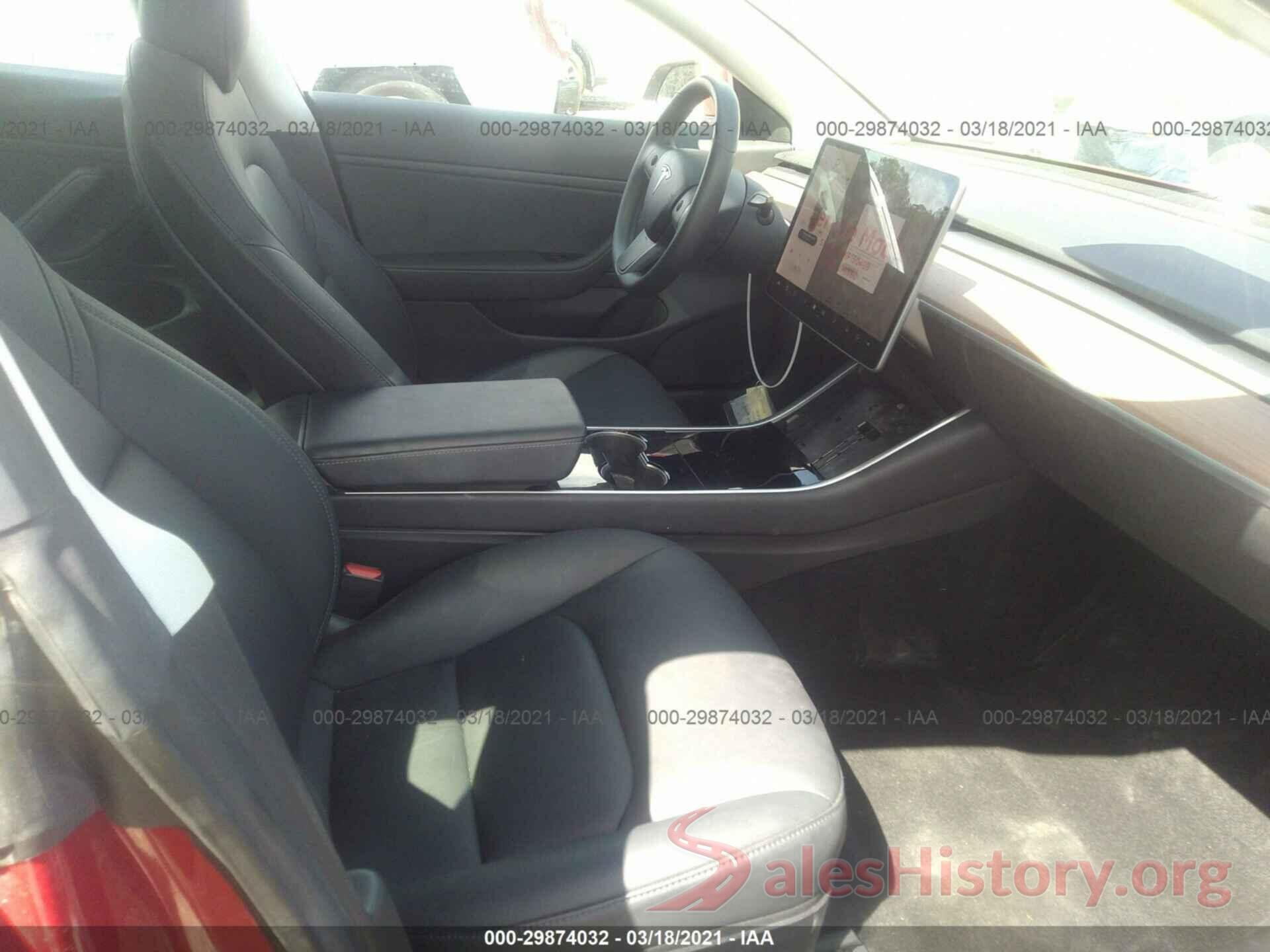 5YJ3E1EB1KF150489 2019 TESLA MODEL 3