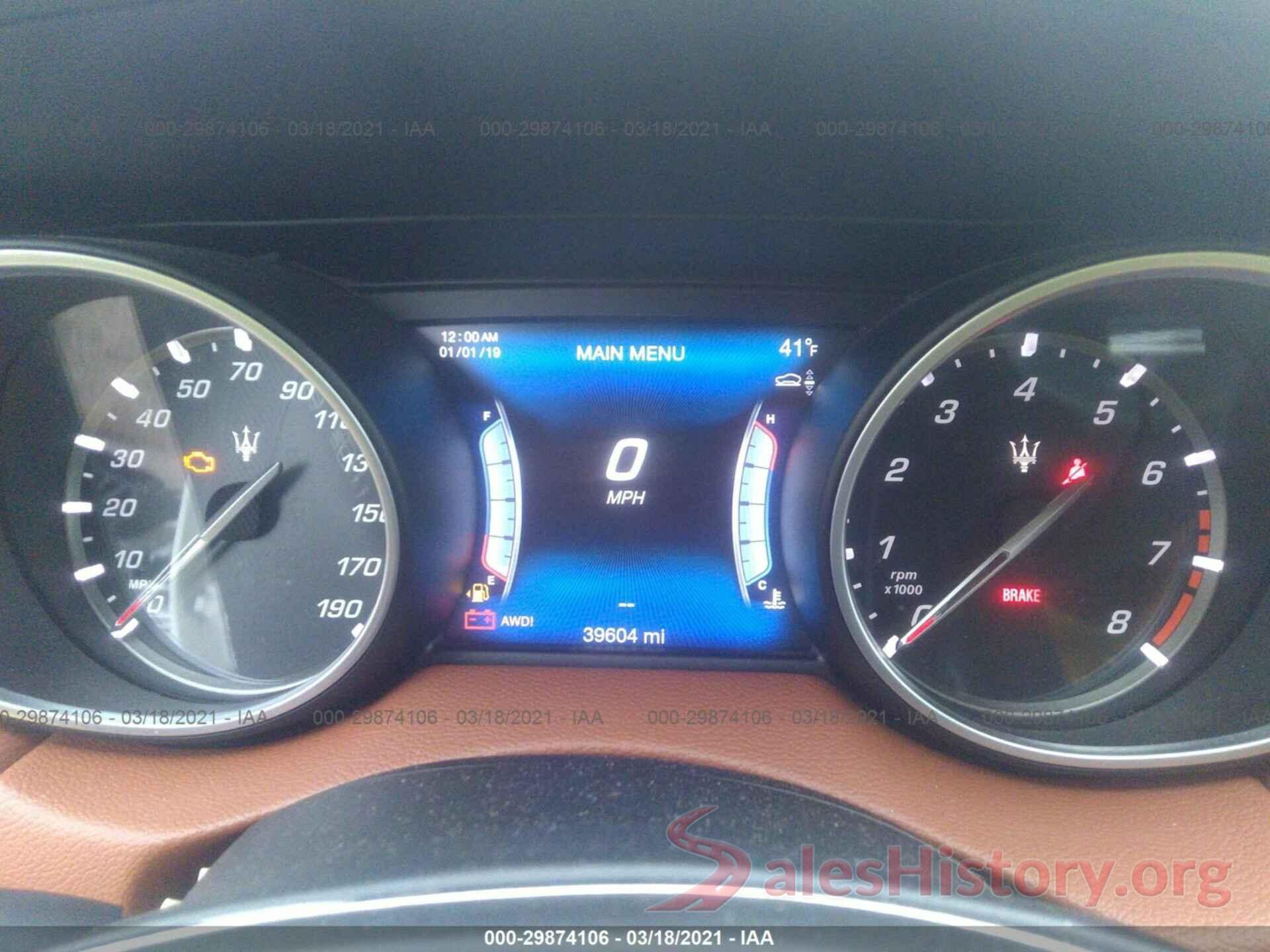 ZN661XUA5HX210503 2017 MASERATI LEVANTE