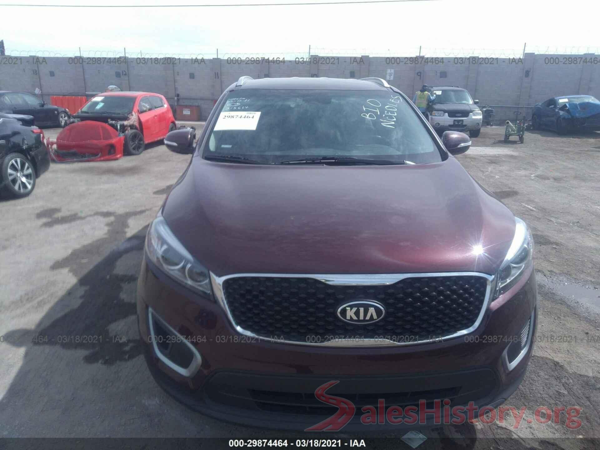 5XYPG4A33JG346467 2018 KIA SORENTO