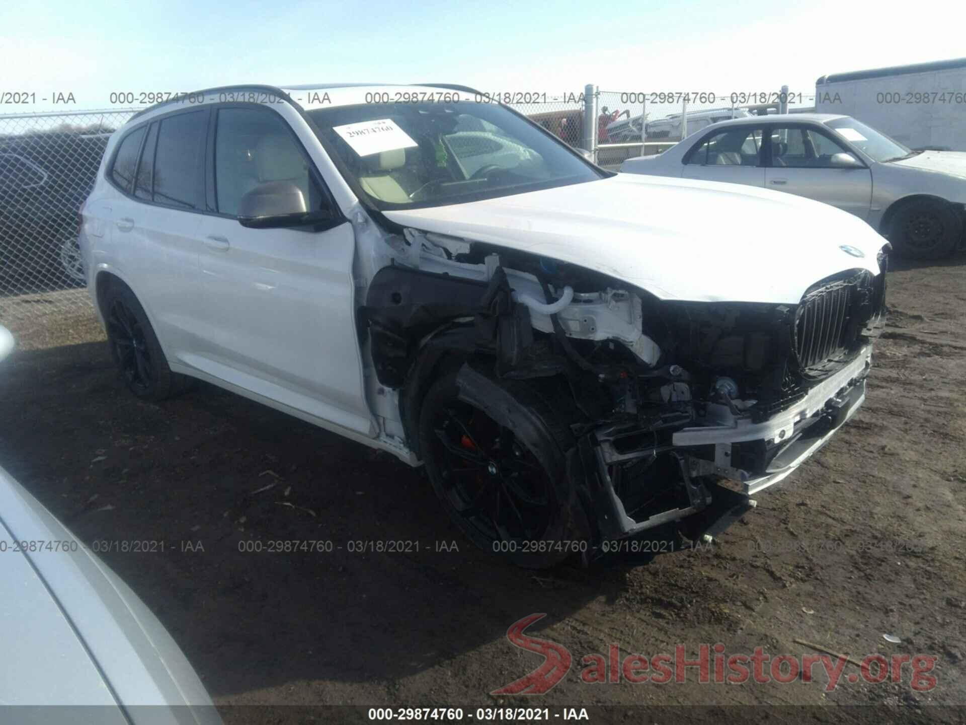 5UXTY9C06M9F43426 2021 BMW X3