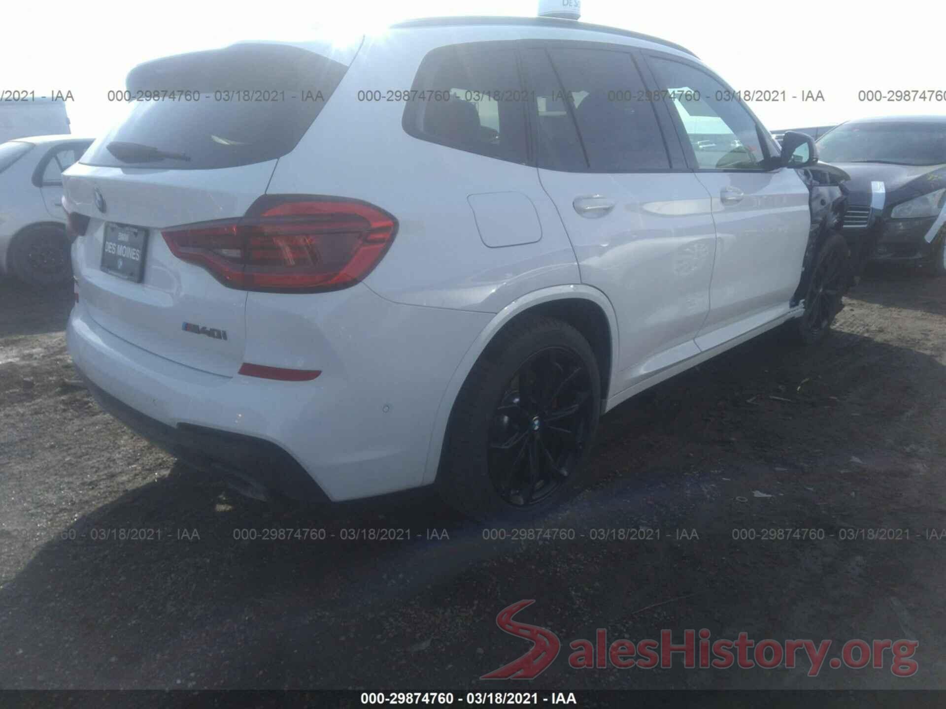 5UXTY9C06M9F43426 2021 BMW X3