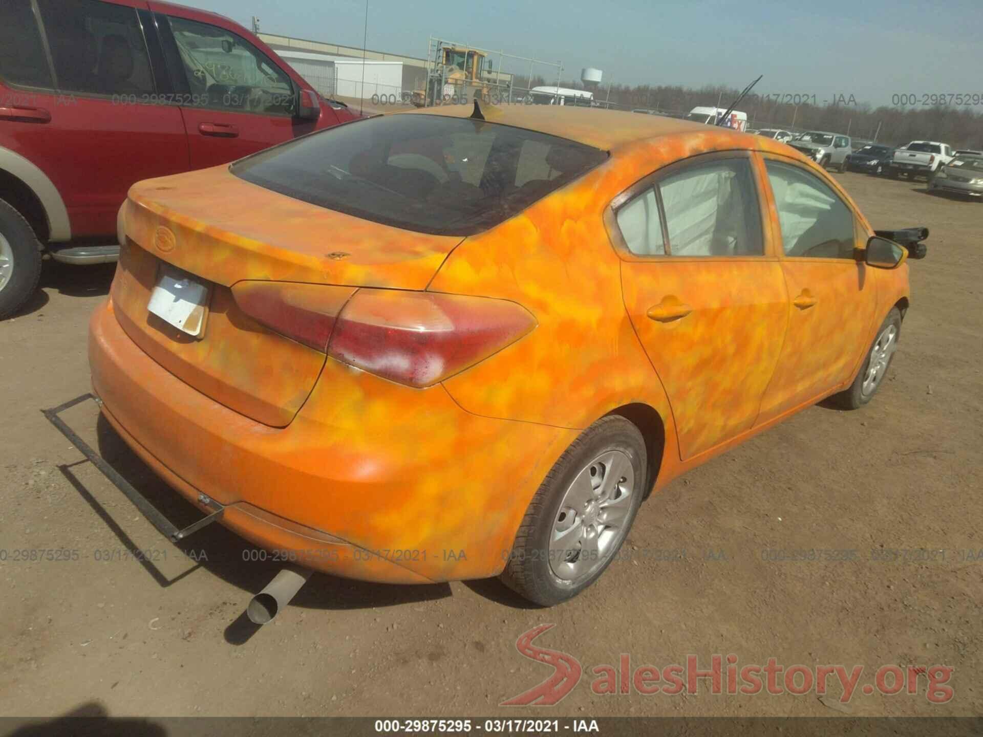 KNAFK4A68G5495038 2016 KIA FORTE