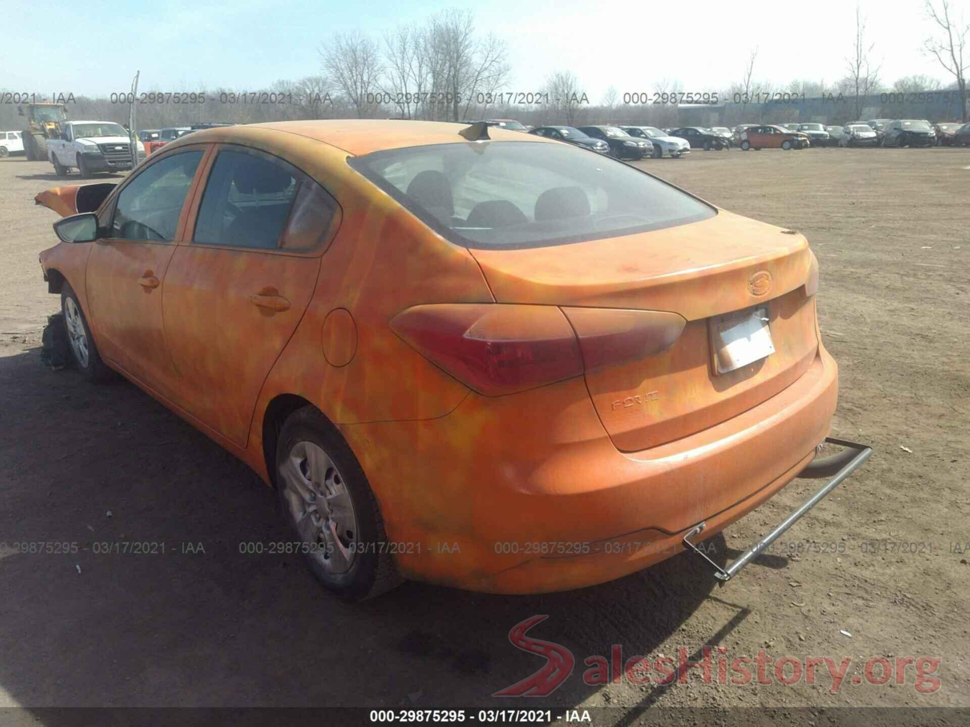 KNAFK4A68G5495038 2016 KIA FORTE