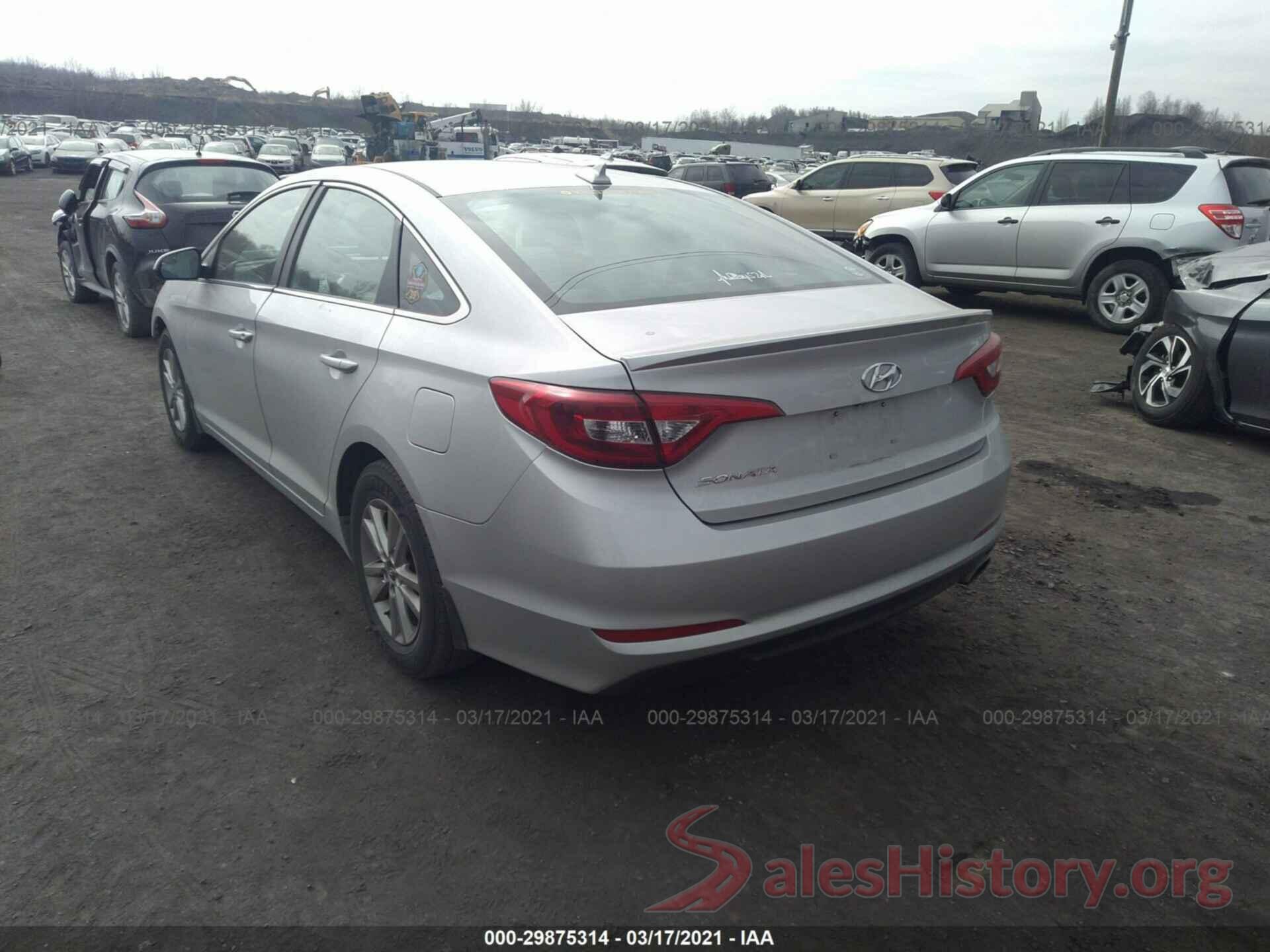 5NPE24AF9HH571236 2017 HYUNDAI SONATA