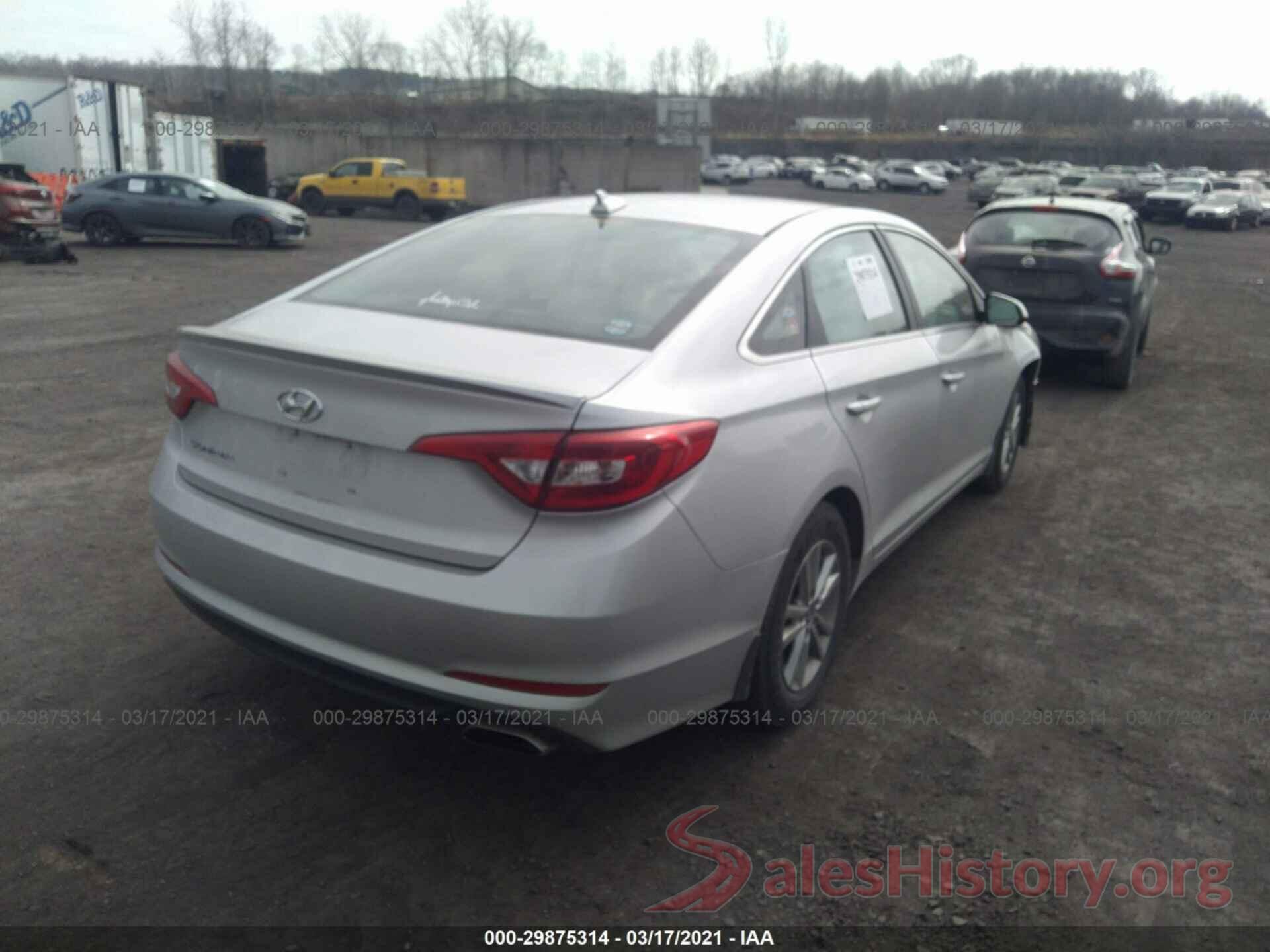 5NPE24AF9HH571236 2017 HYUNDAI SONATA