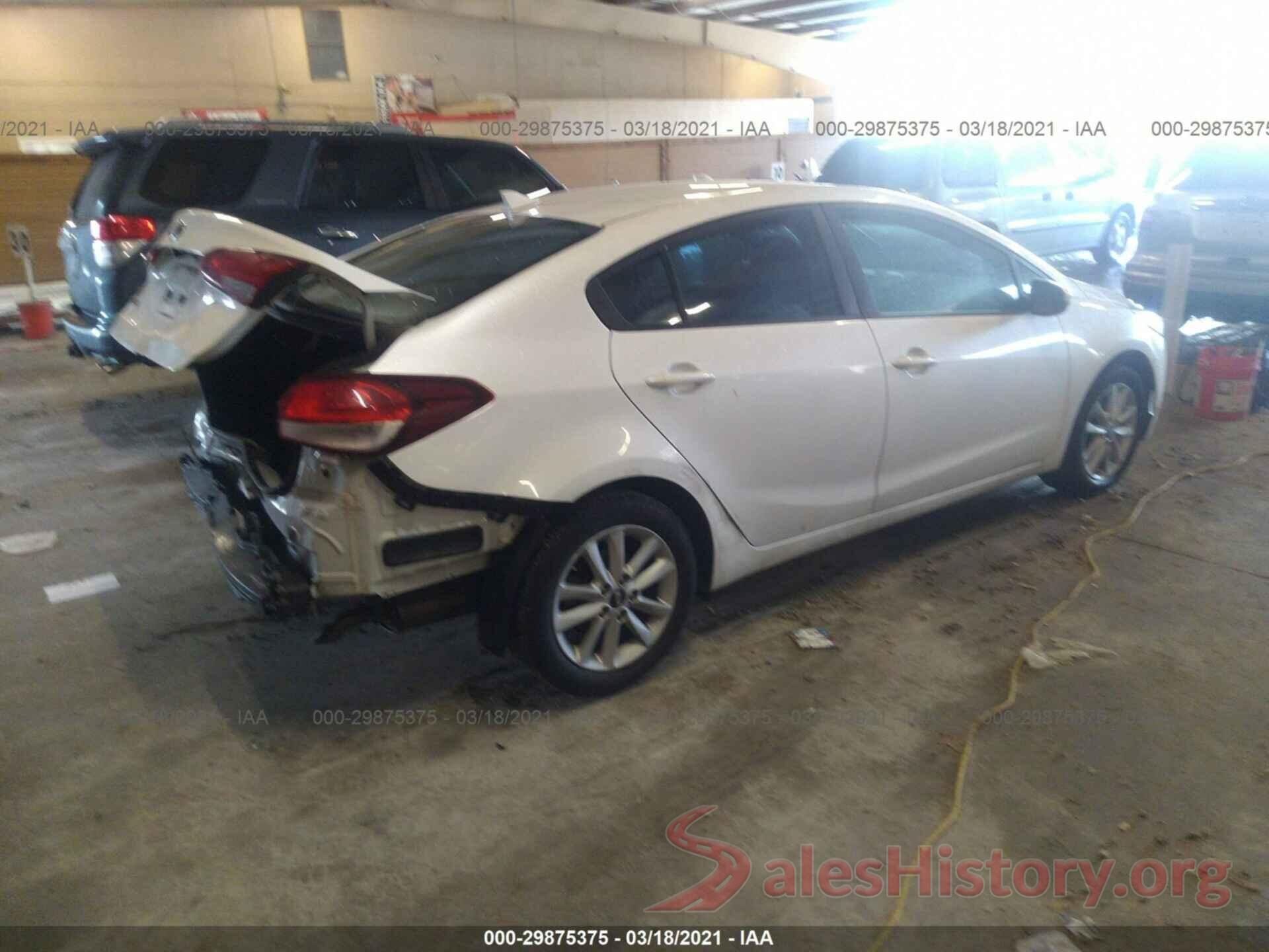 3KPFL4A7XHE132433 2017 KIA FORTE