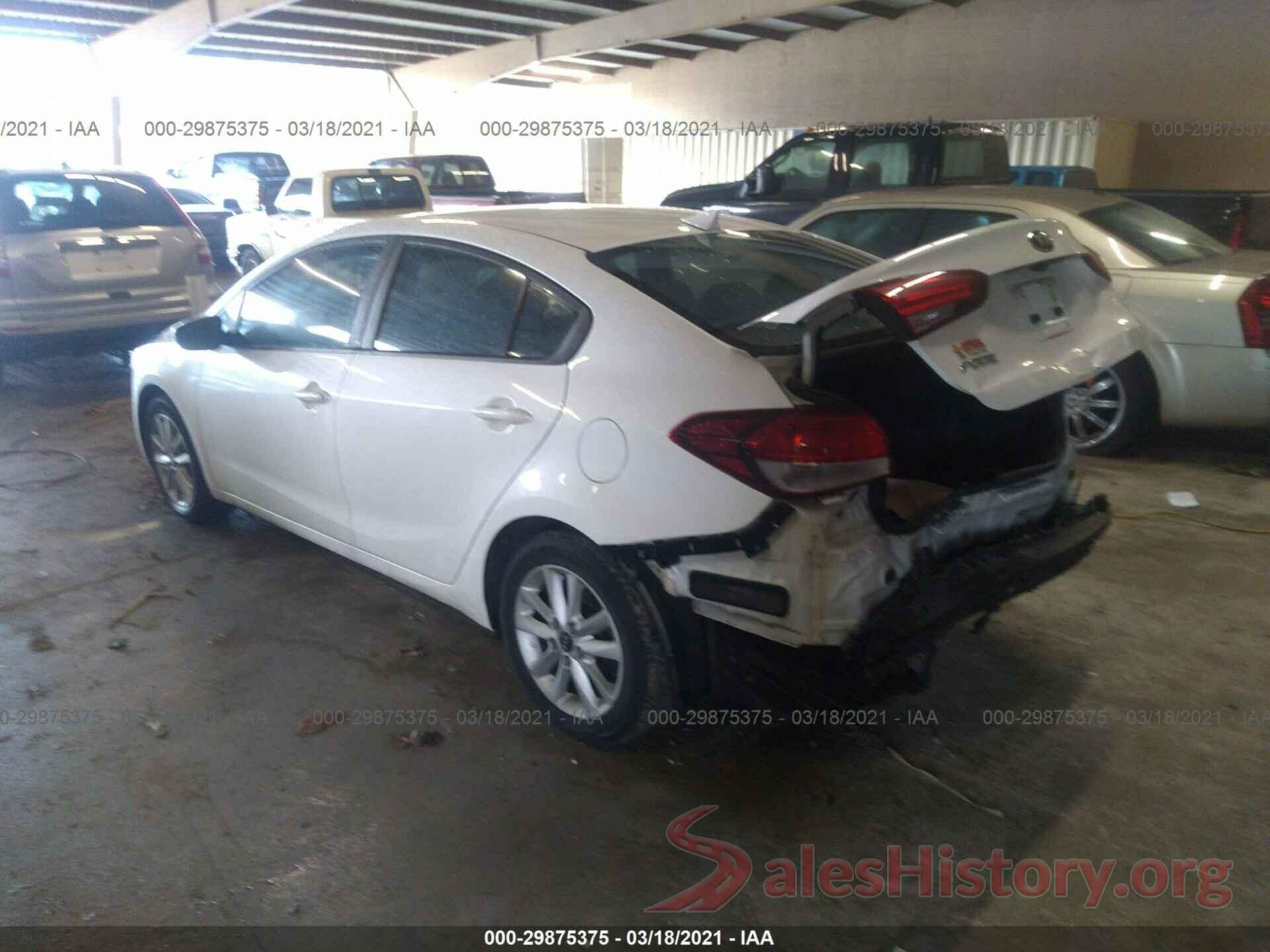 3KPFL4A7XHE132433 2017 KIA FORTE