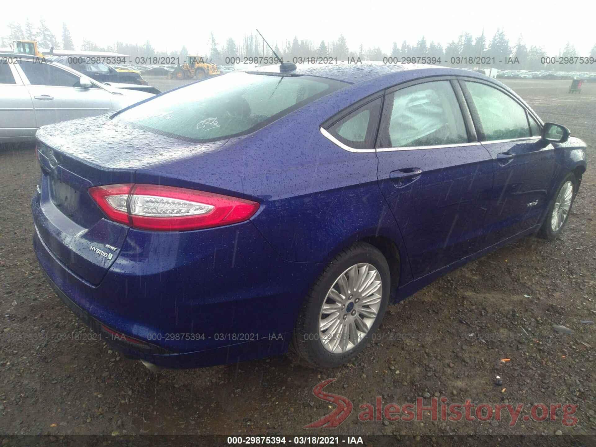 3FA6P0LU6GR330164 2016 FORD FUSION