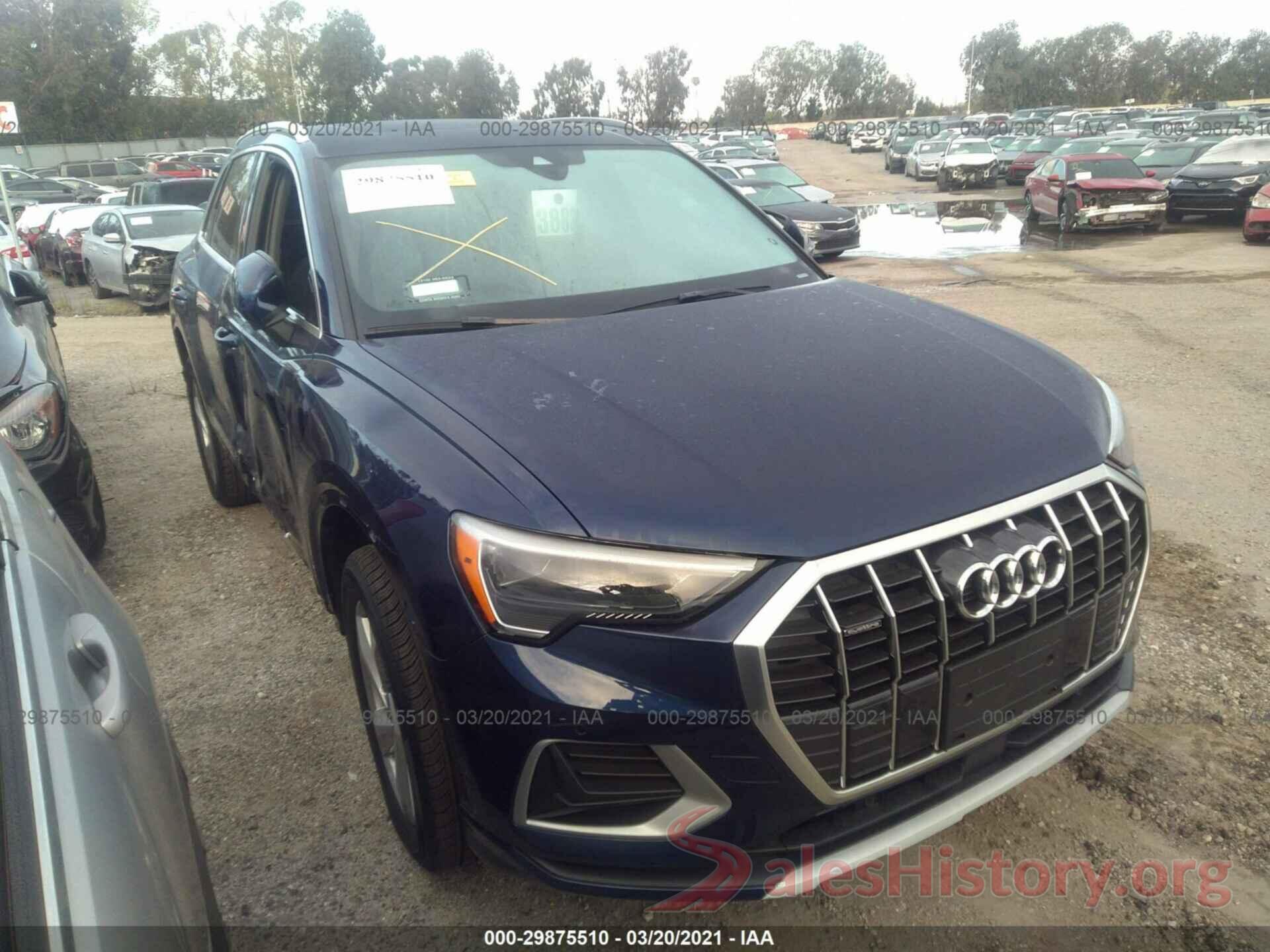 WA1AUCF34M1070672 2021 AUDI Q3