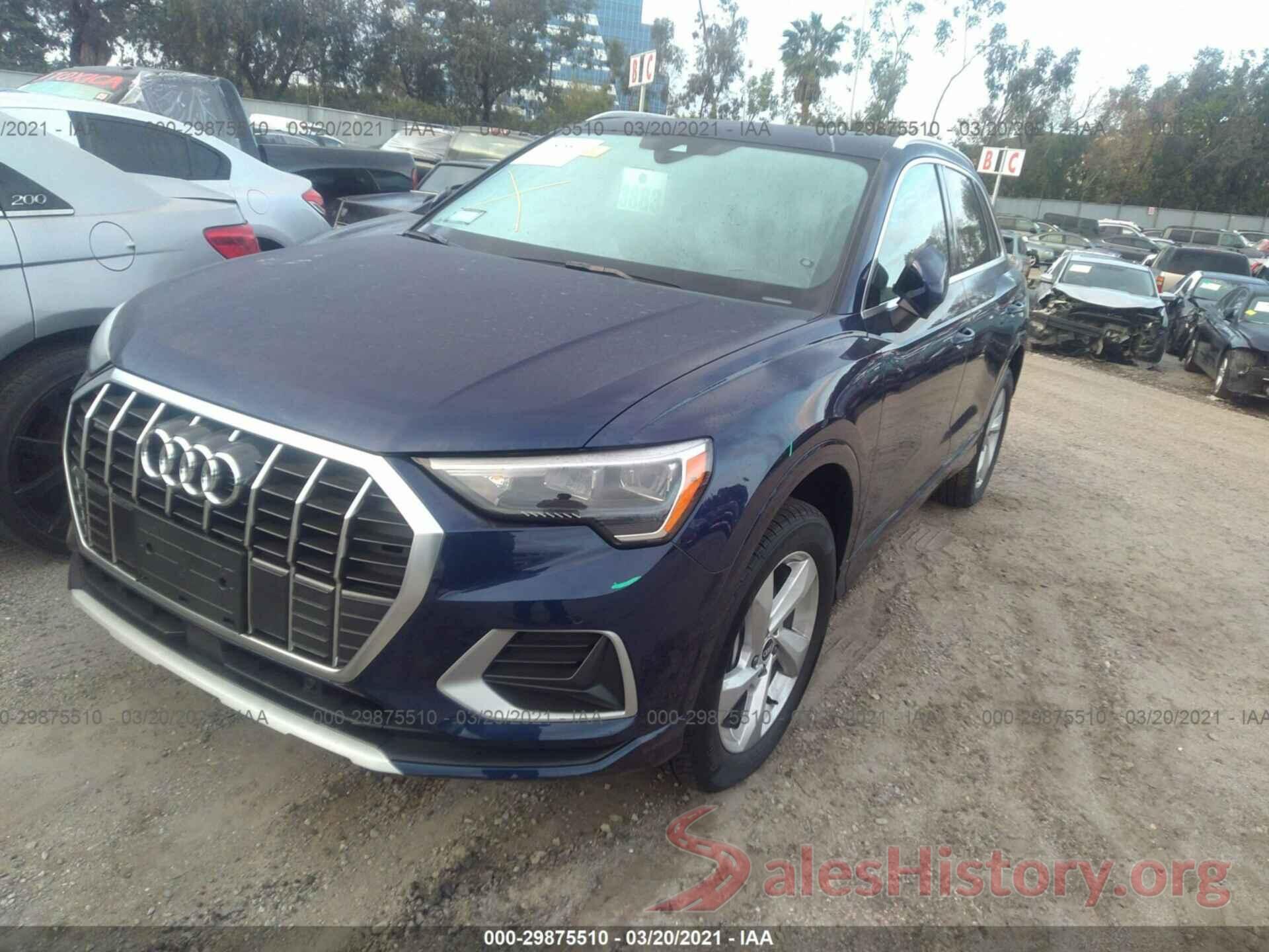 WA1AUCF34M1070672 2021 AUDI Q3