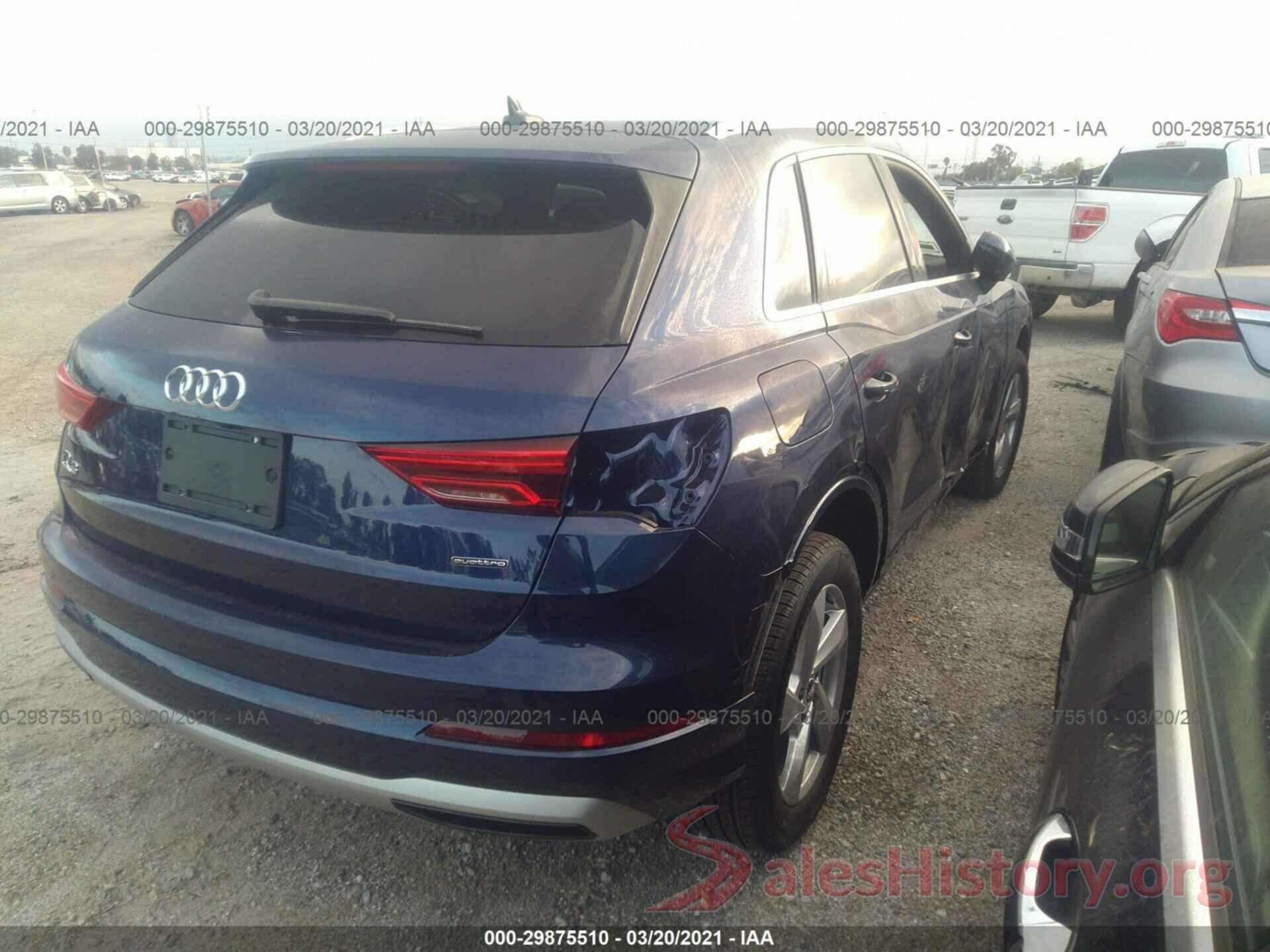 WA1AUCF34M1070672 2021 AUDI Q3