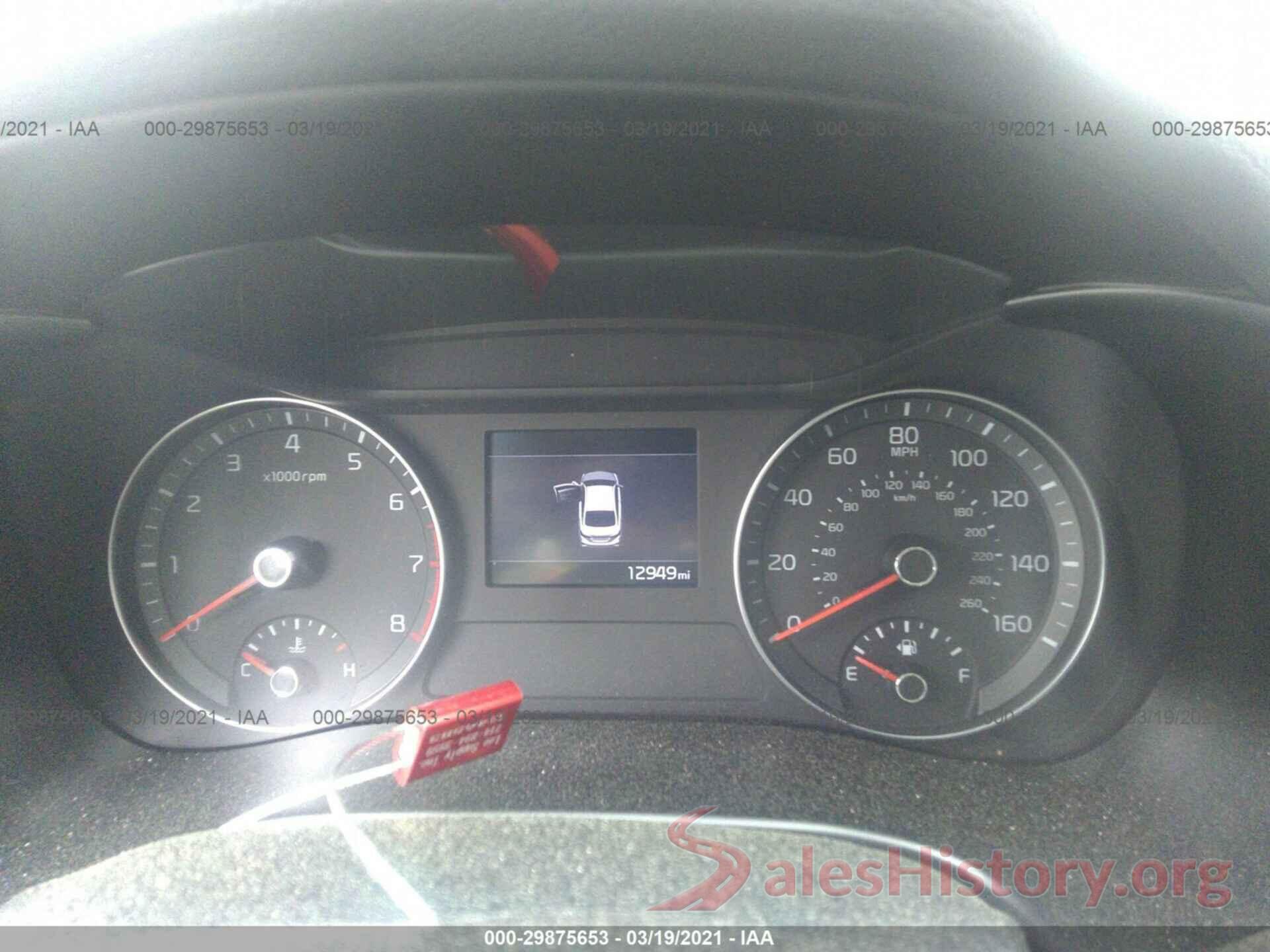 3KPF24AD1KE011628 2019 KIA FORTE