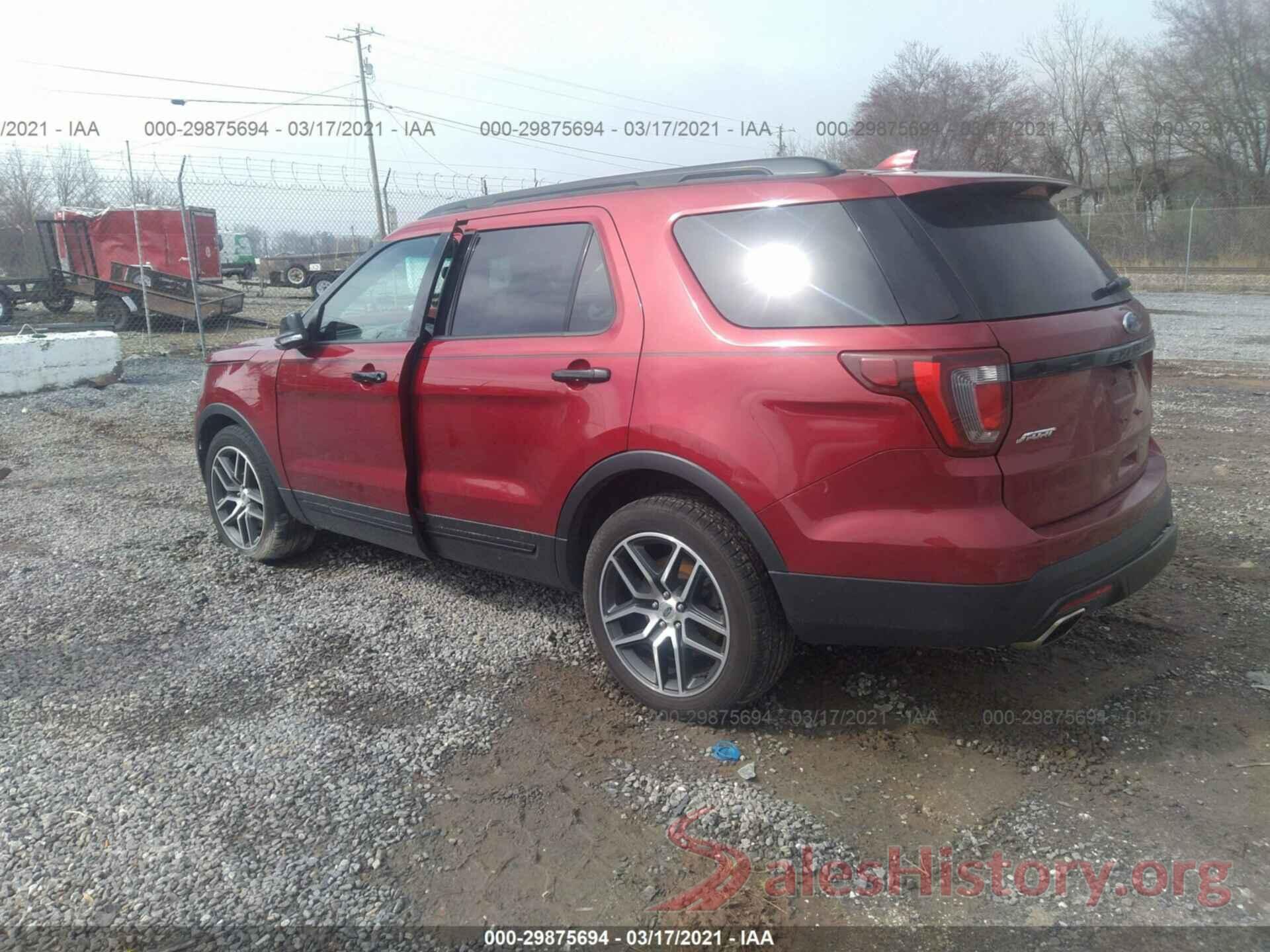 1FM5K8GT7HGA09095 2017 FORD EXPLORER