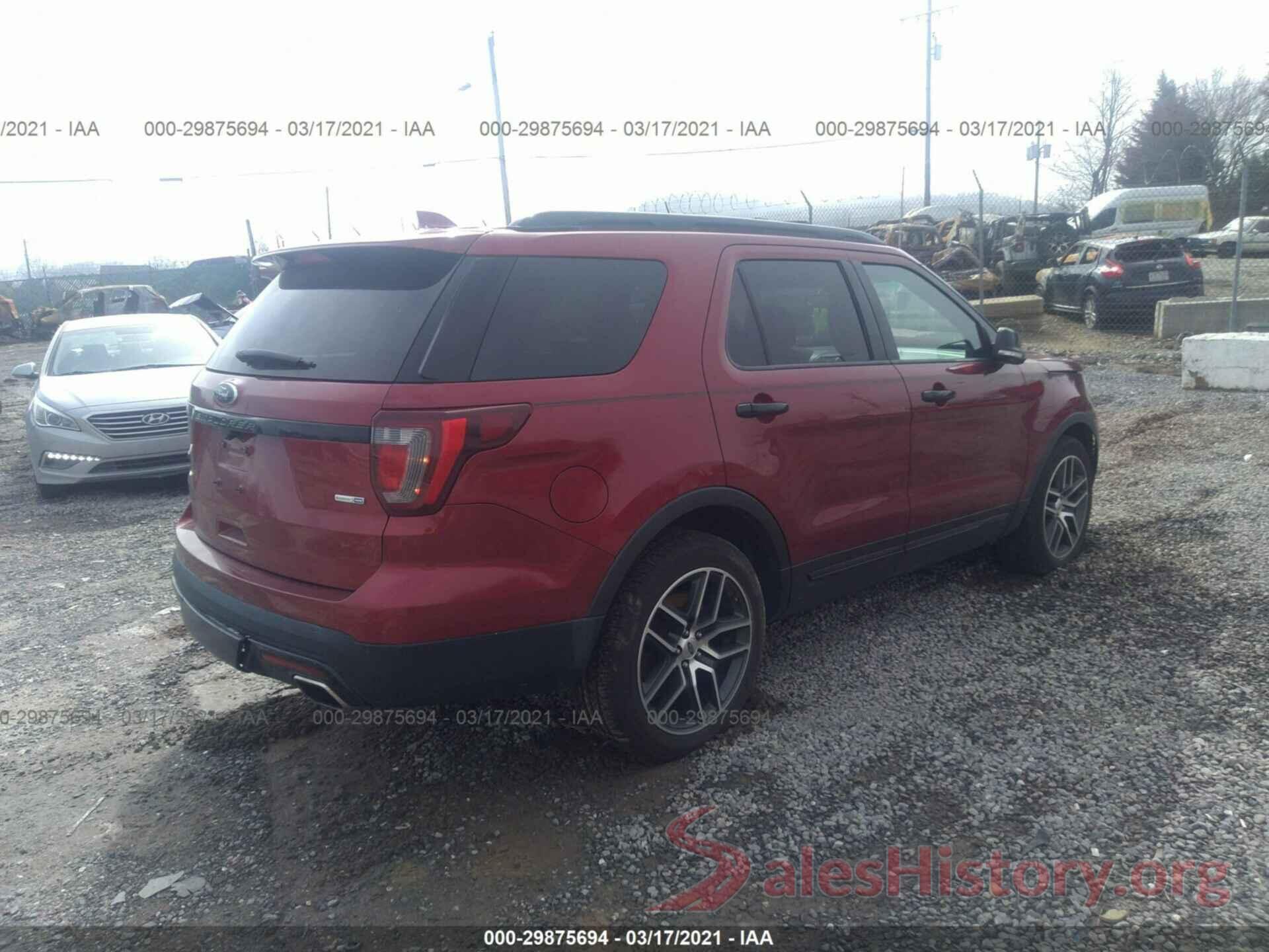 1FM5K8GT7HGA09095 2017 FORD EXPLORER